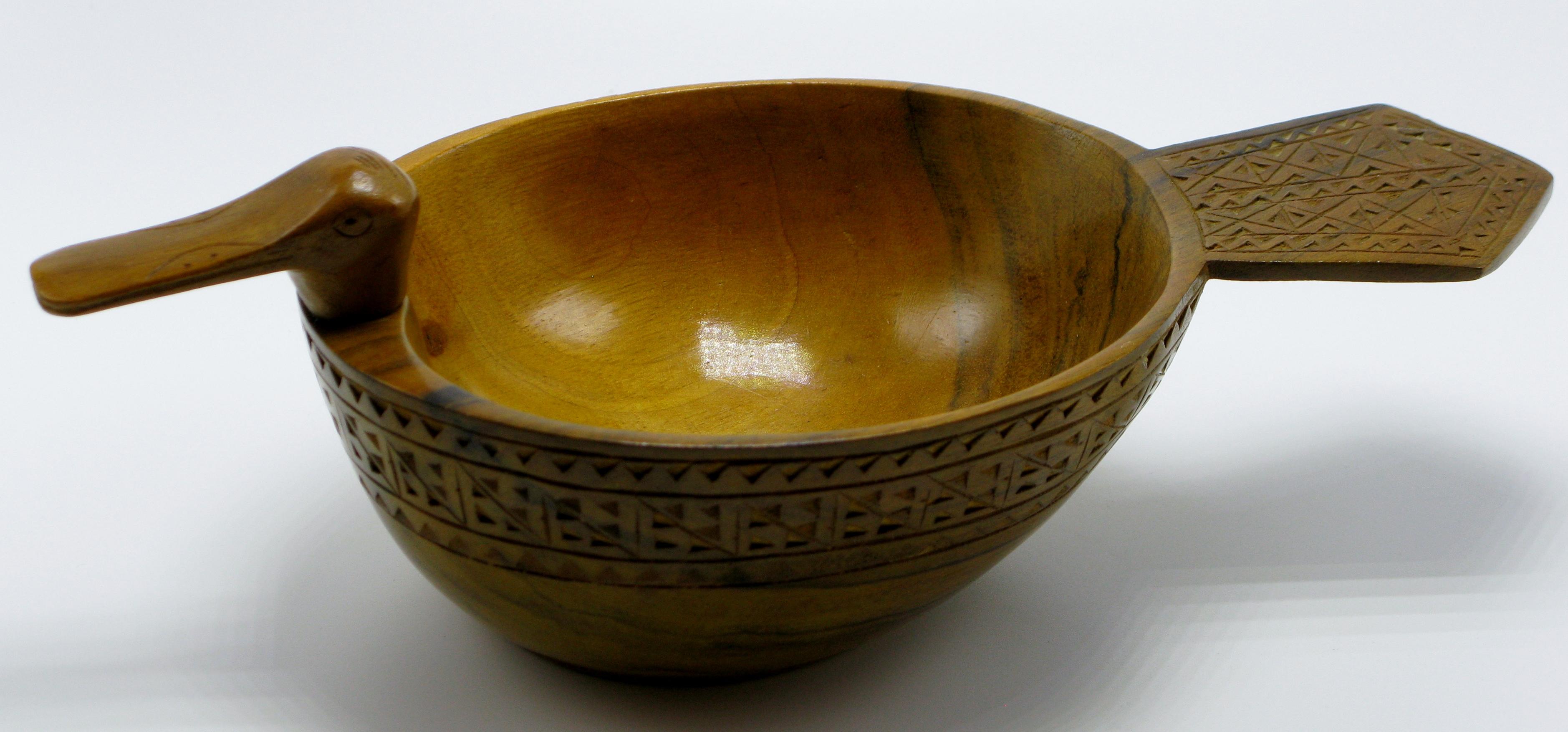 wooden duck bowl