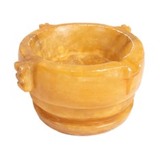 1950's Hand-Carved Onyx Pharmacy Mortar