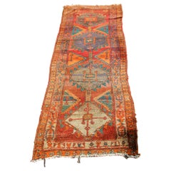 Tappeto vintage anni '50 Knots Rugs, annodato a mano, proveniente dalla Turchia