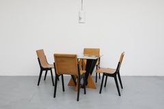 1950's Hand-Painted Milk Glass Pendant Lamp w/ People Dancing and Playing Music