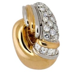 Handmade 18k Gold Cocktail Ring with 1.50ct Diamonds, Austria
