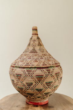 Cesto intrecciato a mano del 1950 ...