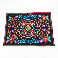 1950's Handwoven Hungarian Folk Blanket