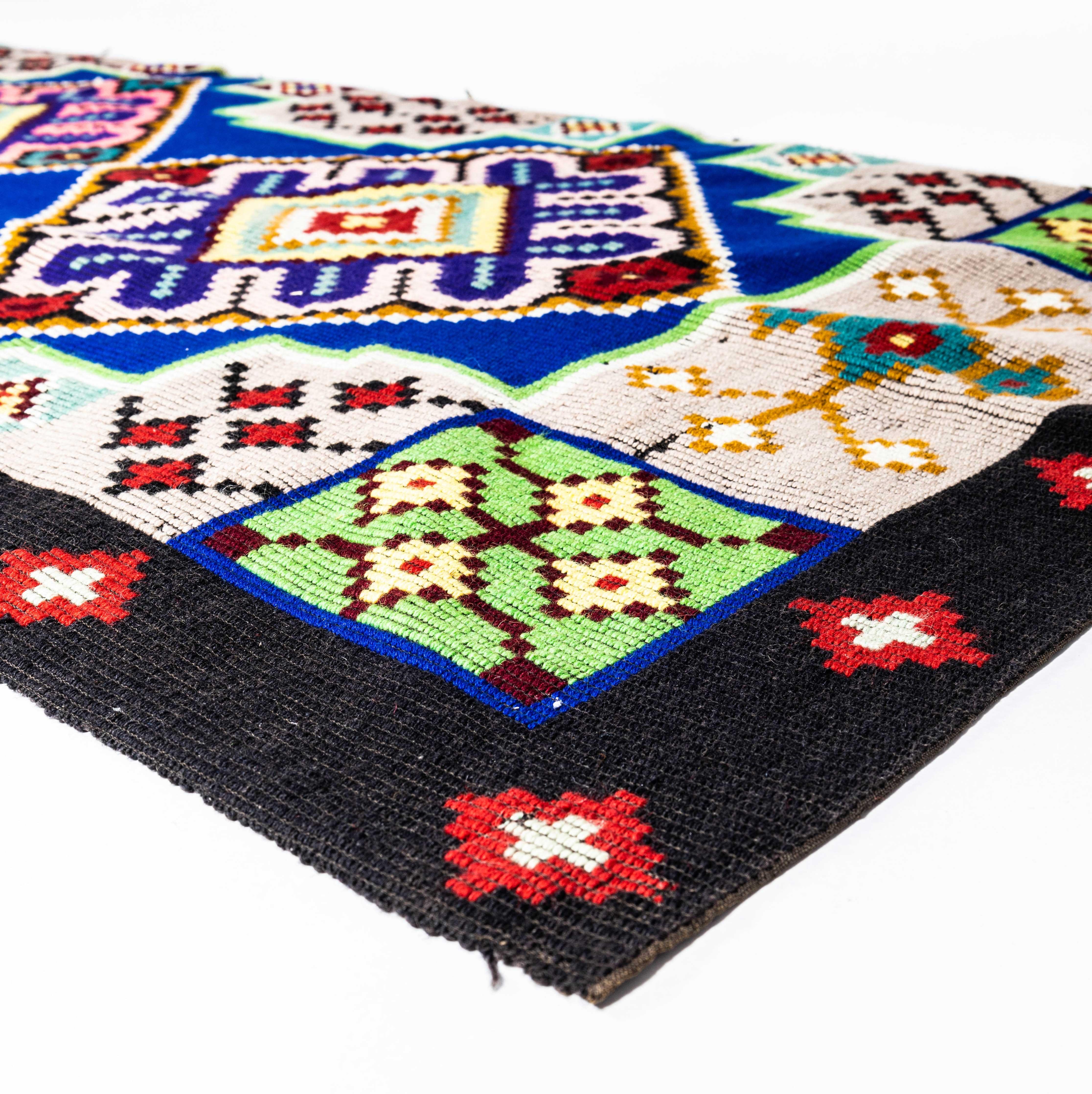 1950's Handwoven Hungarian Folk Hanging For Sale 1