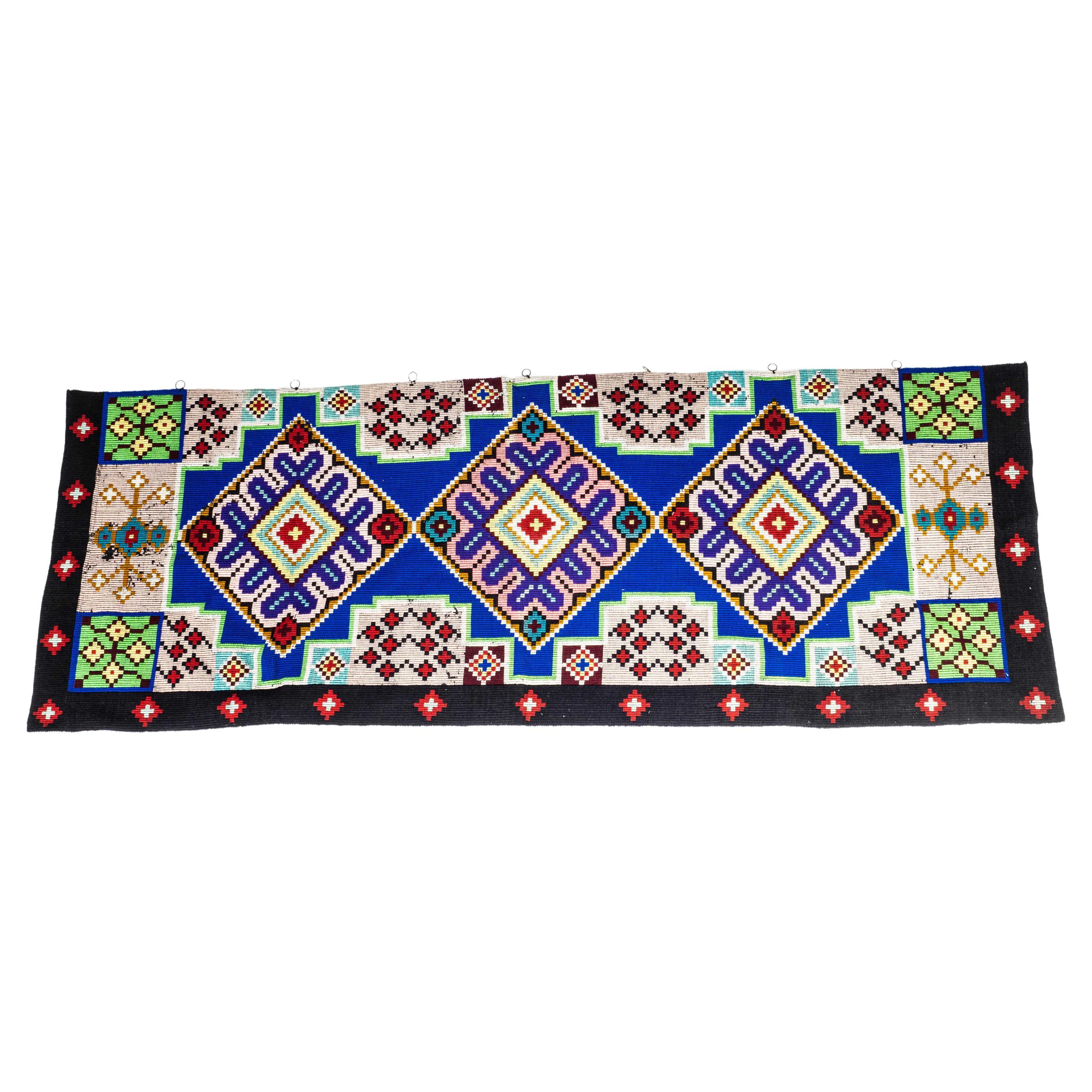 1950's Handwoven Hungarian Folk Hanging For Sale