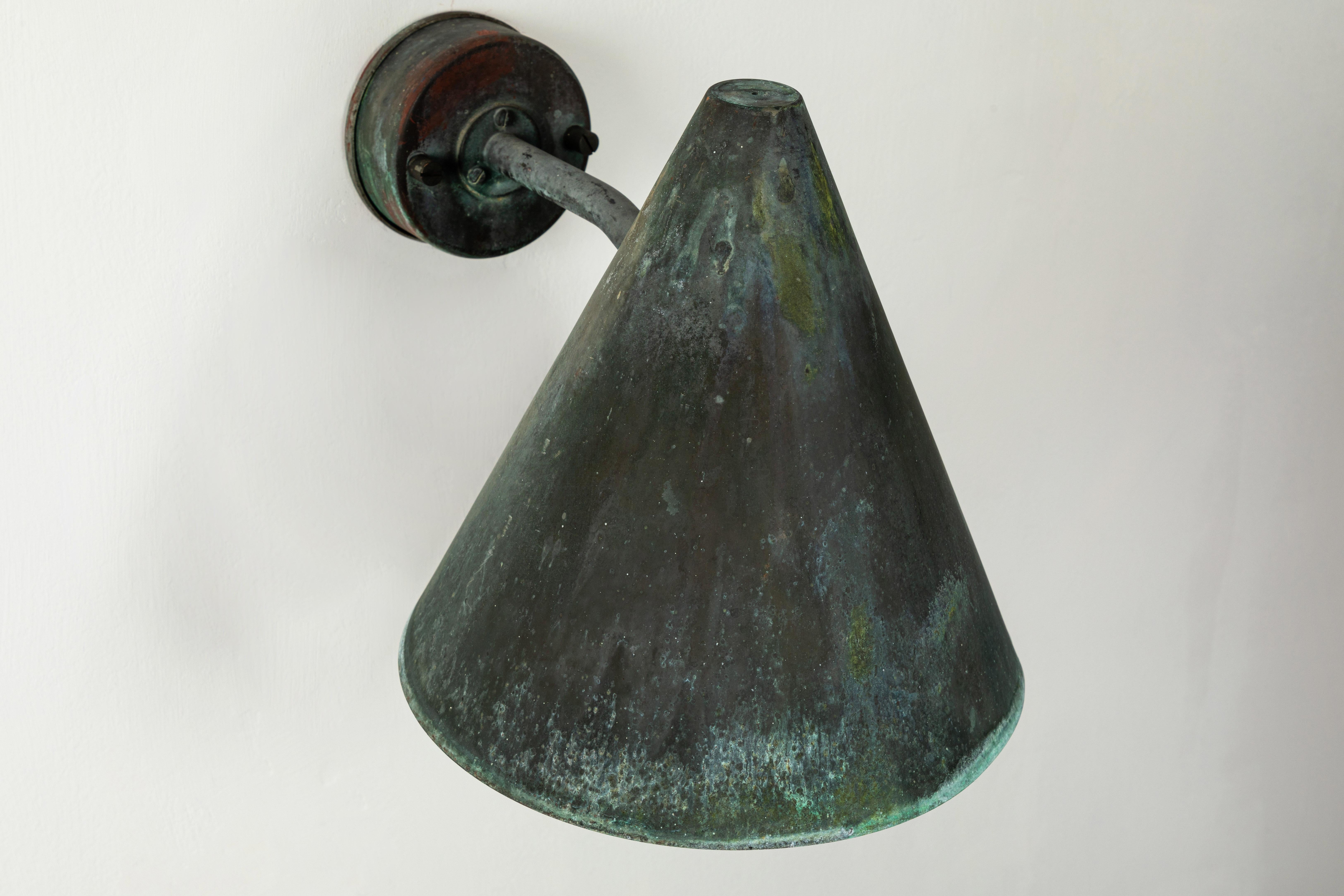 Mid-20th Century 1950s Hans-Agne Jakobsson 'Tratten' Outdoor Sconces