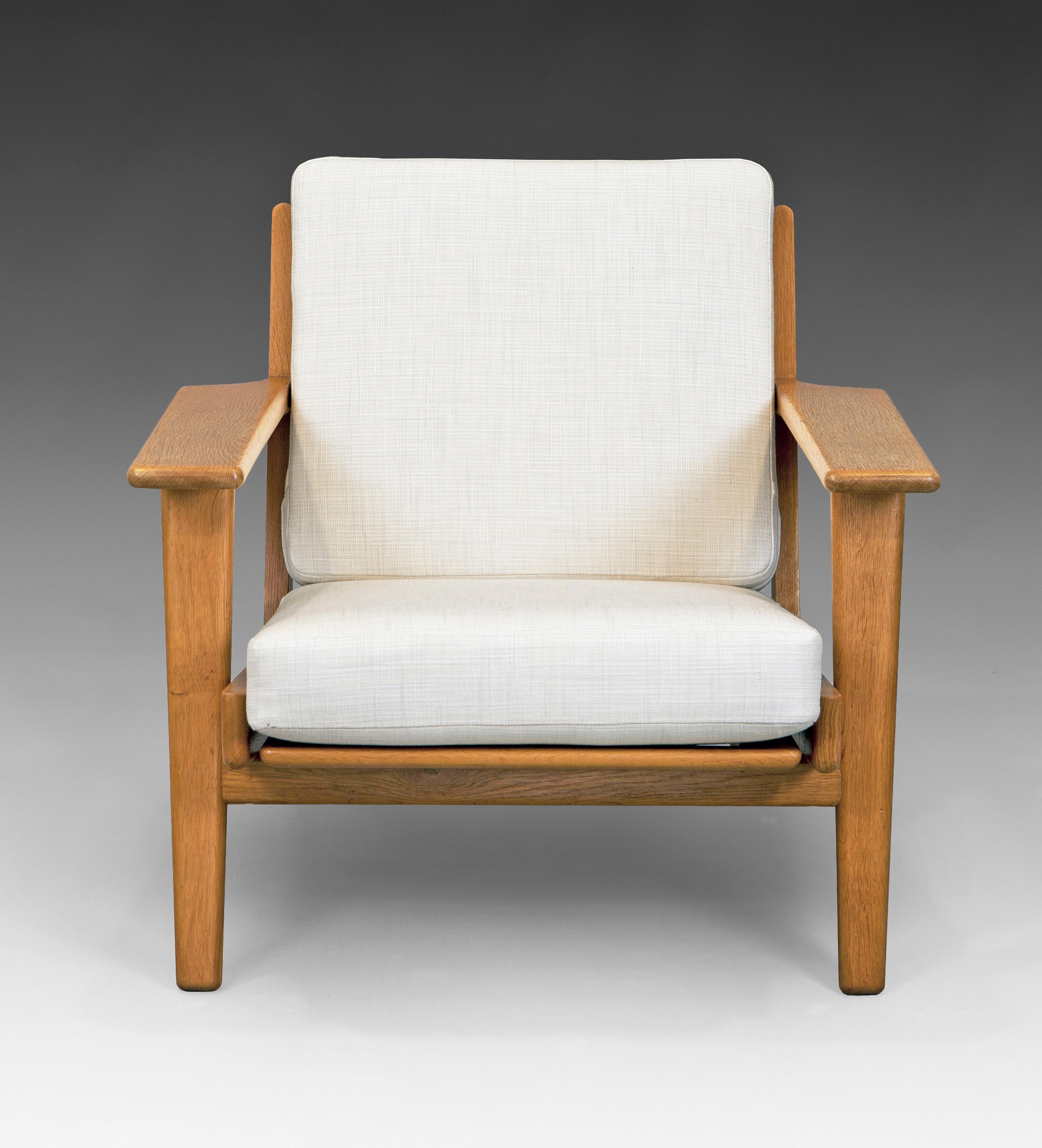 Mid-Century Modern 1950's Hans J. Wegner Armchair For Sale