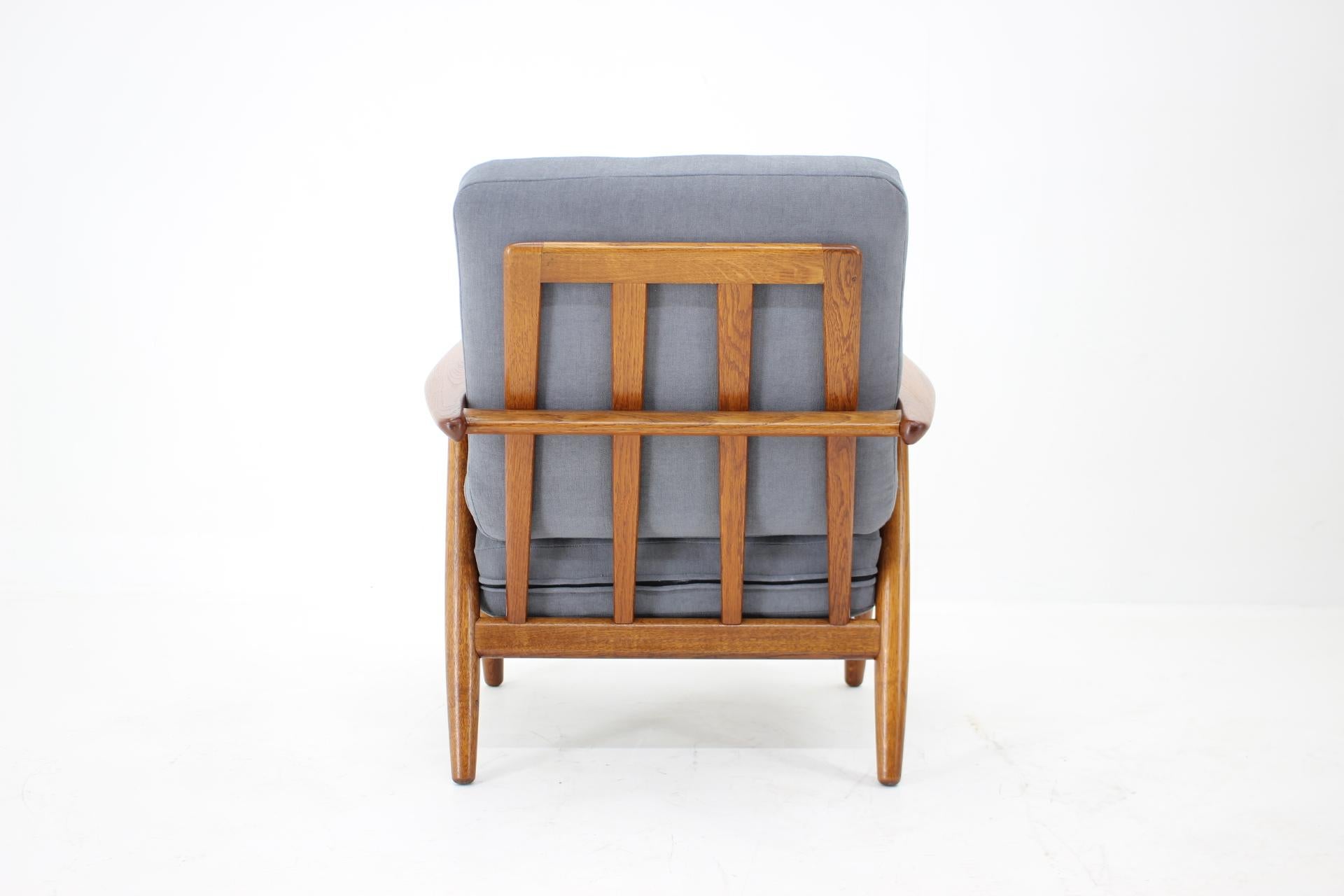 Danish 1950s Hans J. Wegner Ge-240 Oak 'Cigar' Chair, Denmark