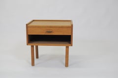 ensemble de deux tables de chevet en chêne Hans J. Wegner des années 1950