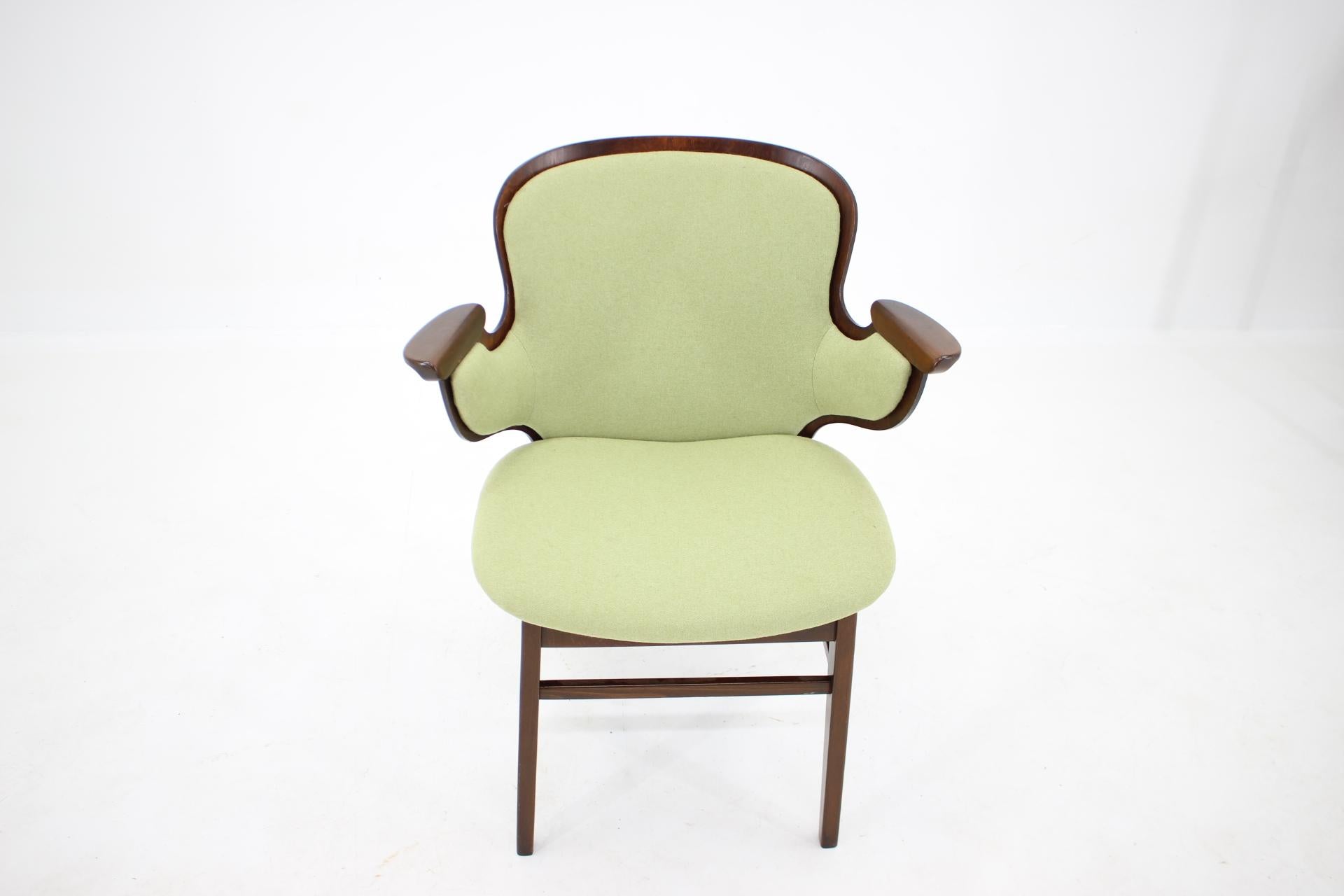 Milieu du XXe siècle Hans Olsen chaise en coquille de hêtre des années 1950 pour Bramin Mobler, Danemark en vente