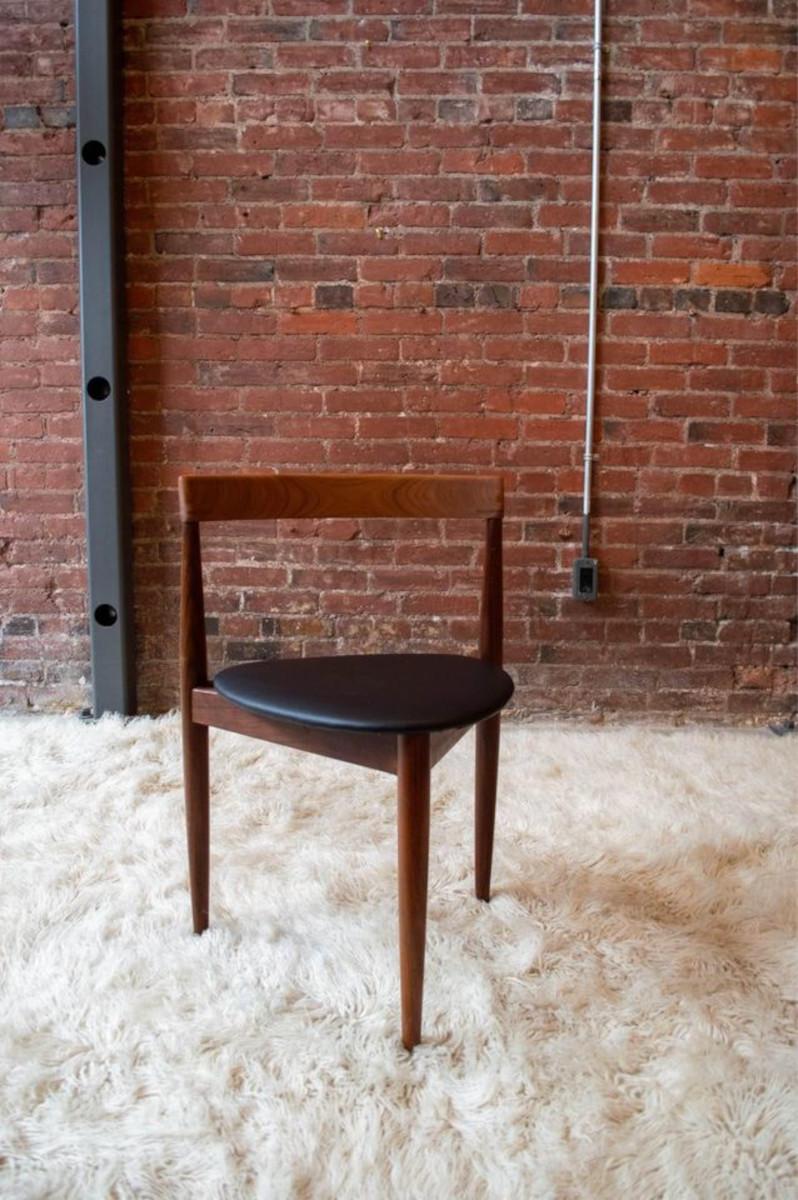 Mid-Century Modern 1950s Hans Olsen for Frem Røjle Teak Dining Chair For Sale