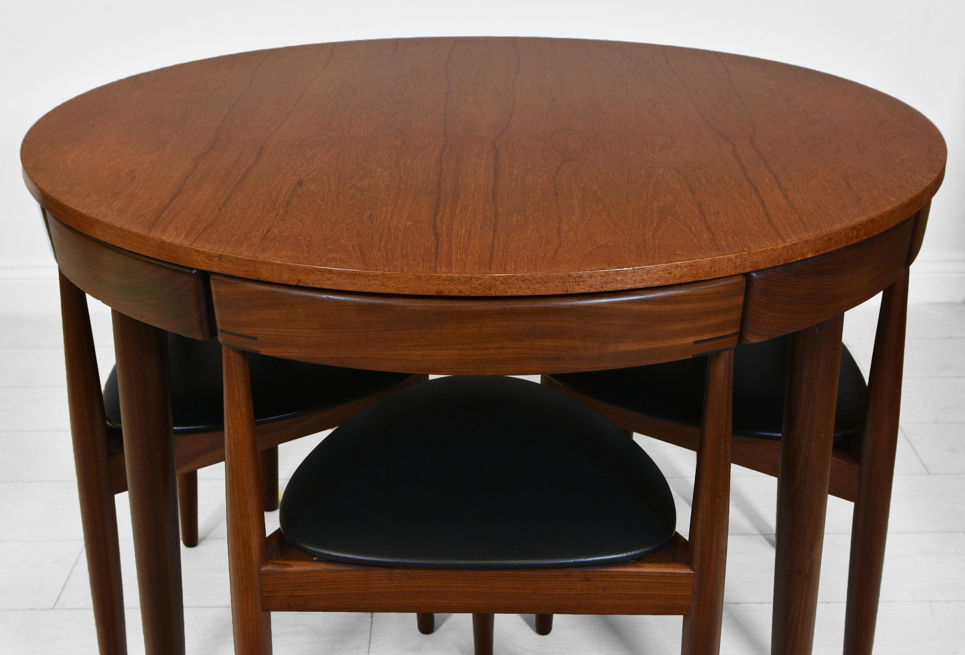 round table with hidden chairs