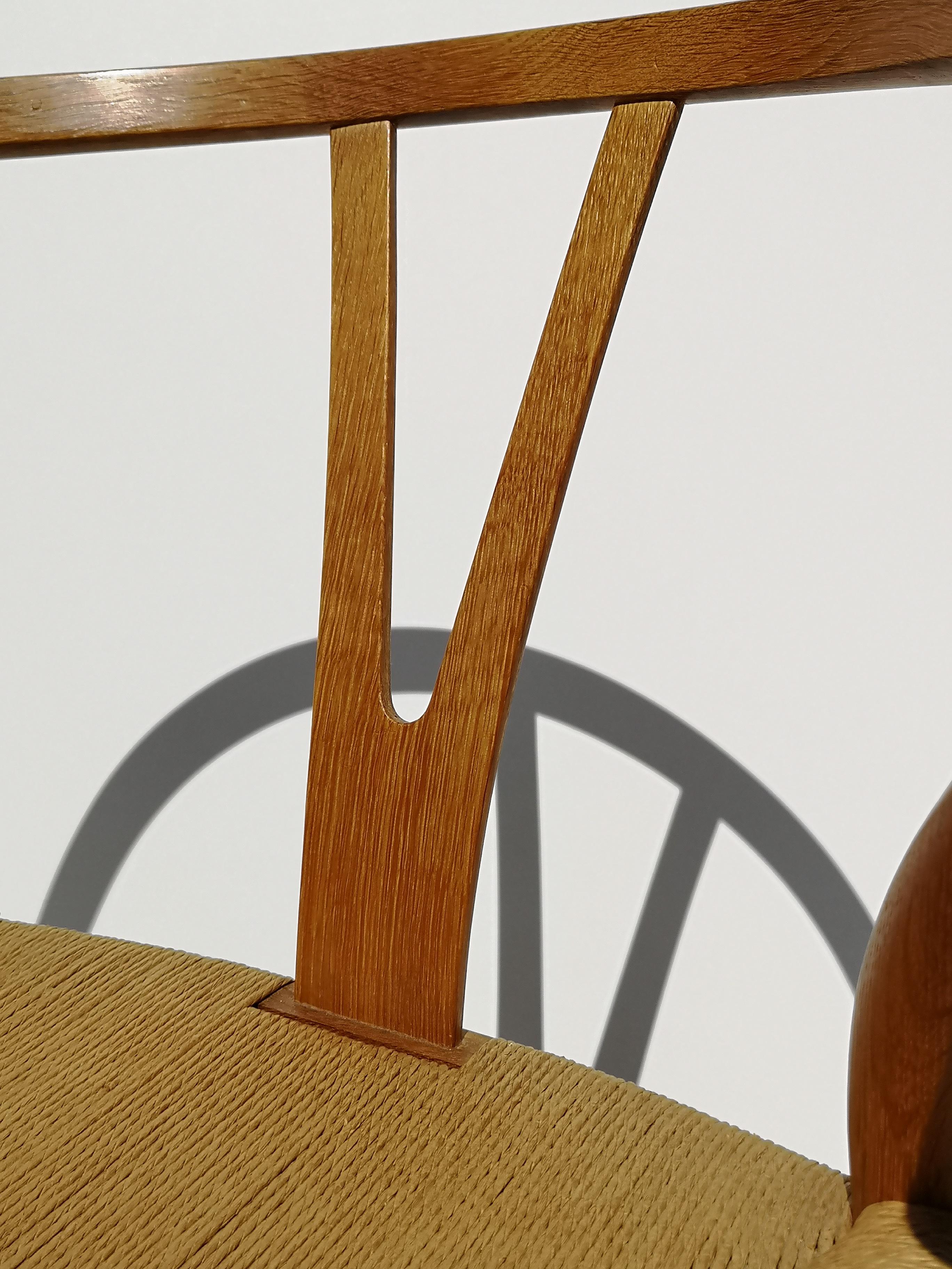 wishbone chair oak