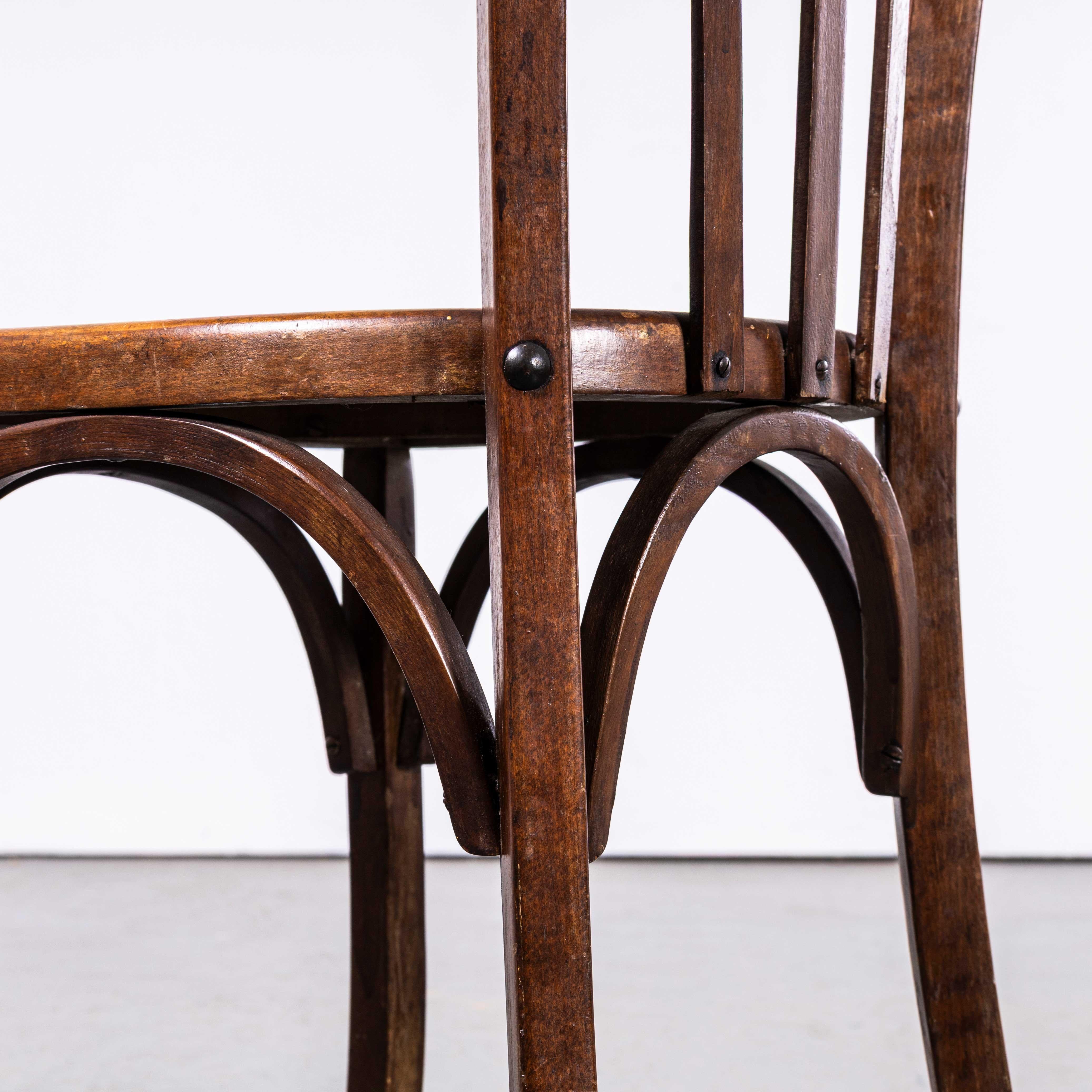 1950's Harlequin Mixed Bentwood Pub Dining Chairs - Set Of Eight 2
