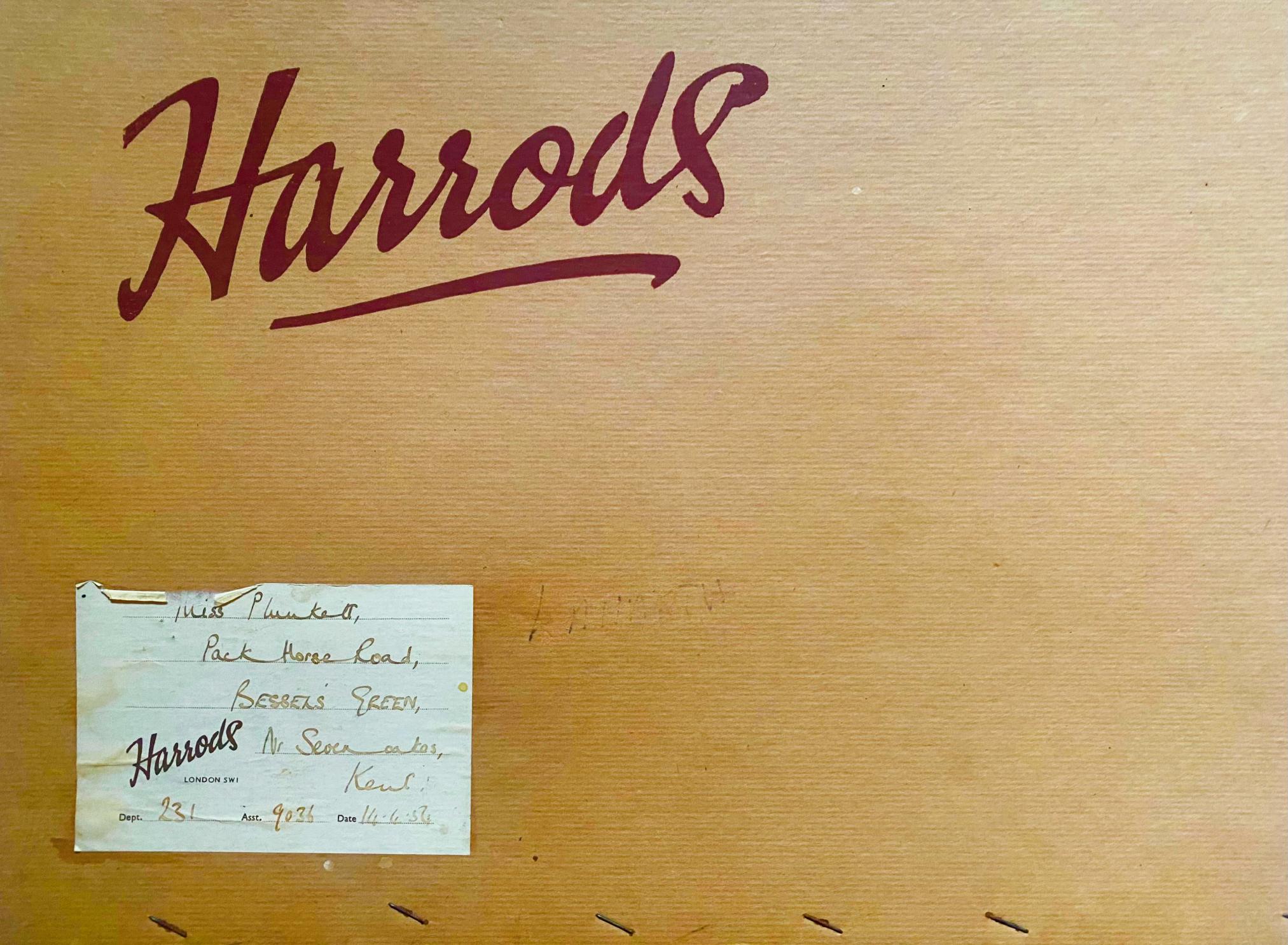 Boîte Harrods de Londres des années 1950  Unisexe en vente