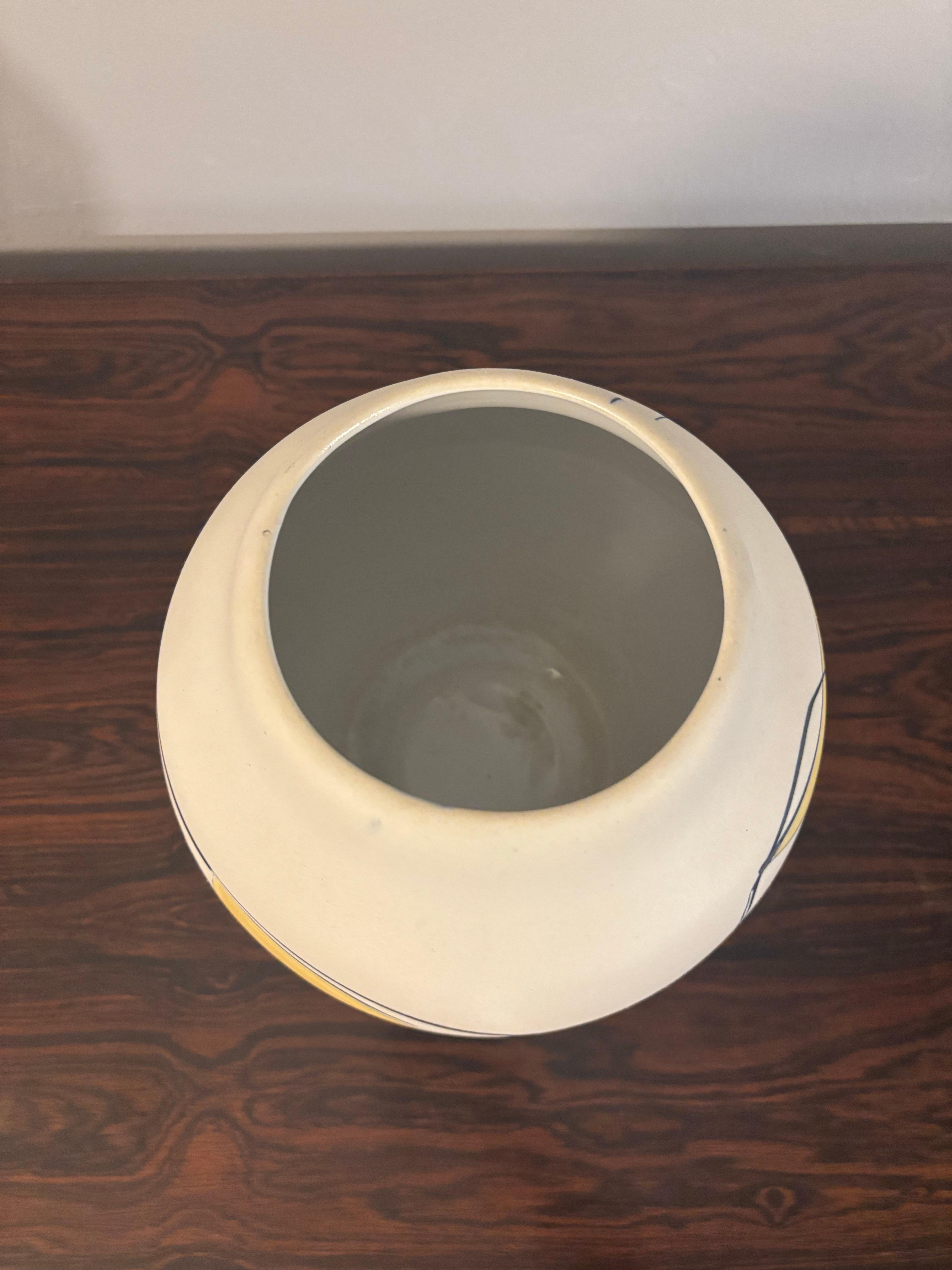 1950s Harsa Ceramic Vase made in Israel. In Good Condition In Boynton Beach, FL