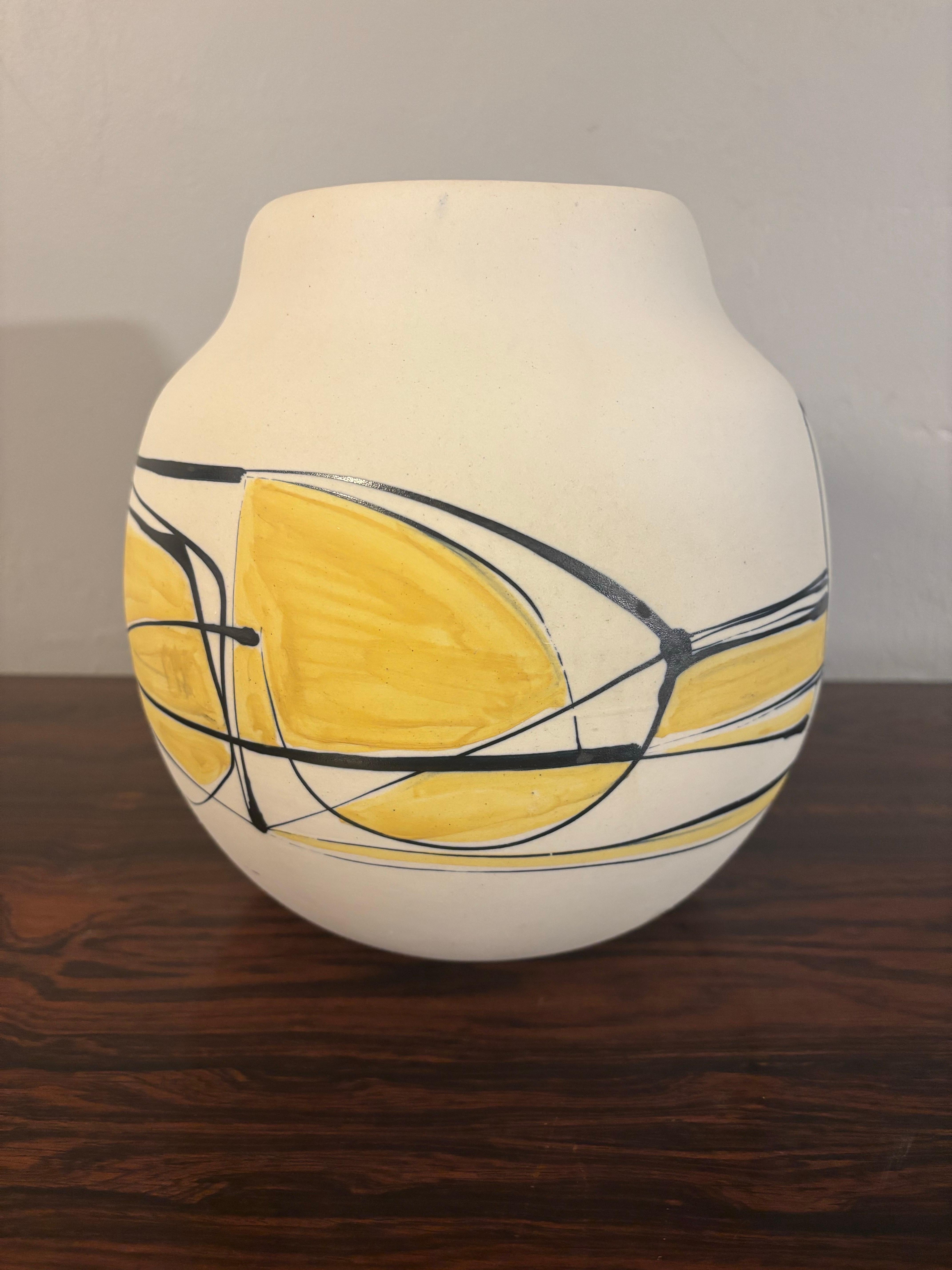 20th Century 1950s Harsa Ceramic Vase made in Israel.