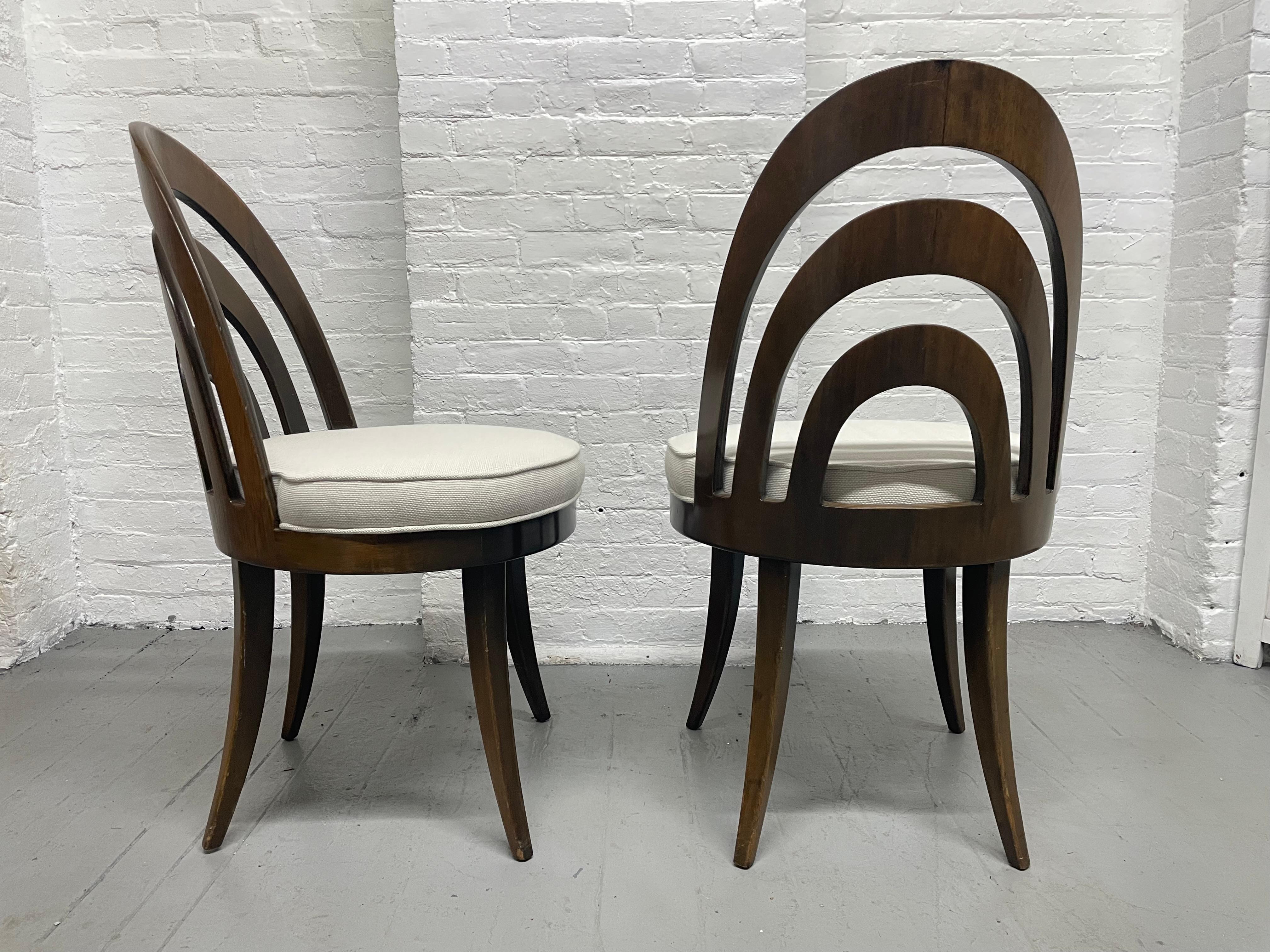 Mid-Century Modern 1950s Harvey Probber Dining Chairs For Sale