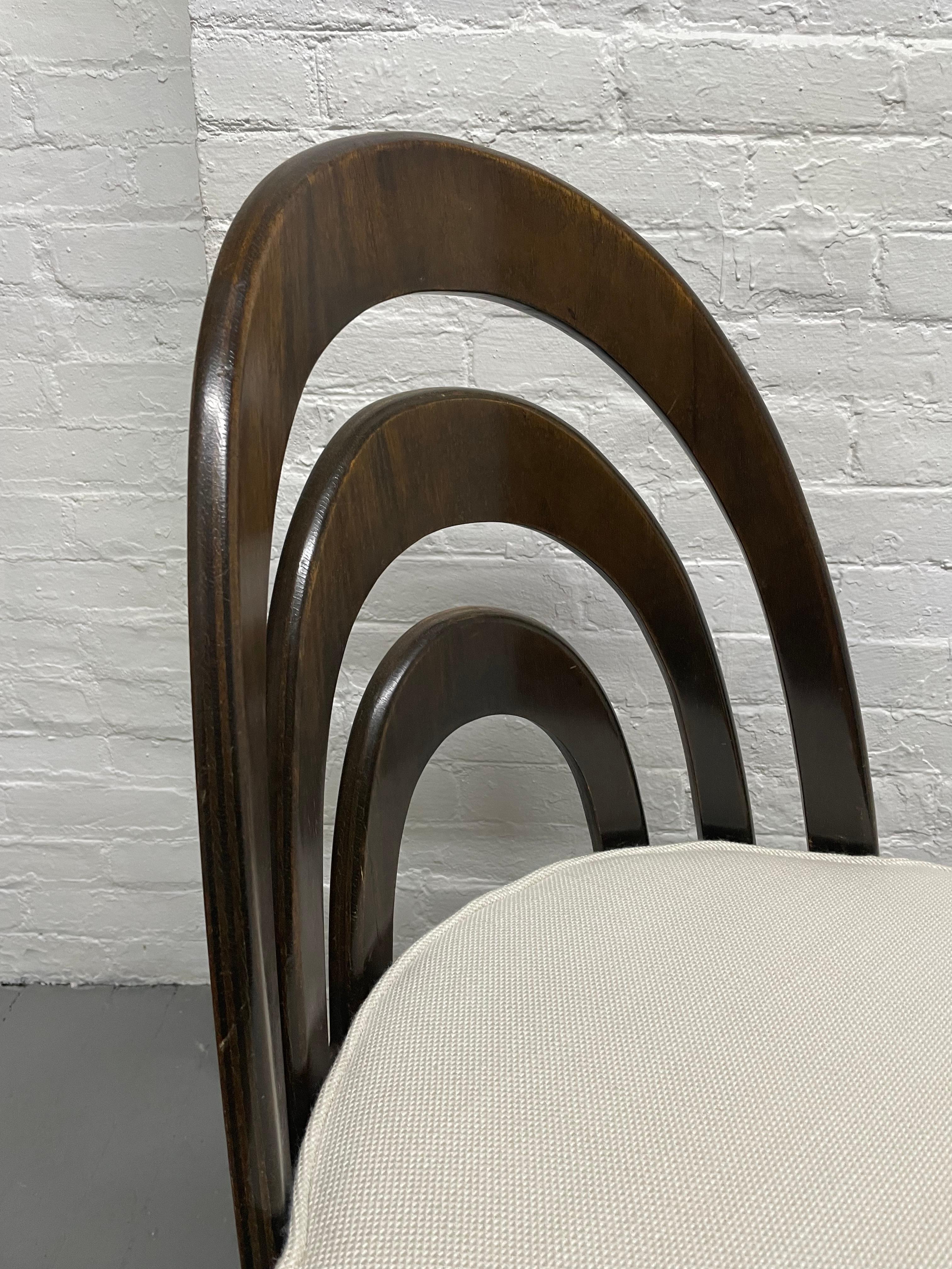 Fabric 1950s Harvey Probber Dining Chairs For Sale