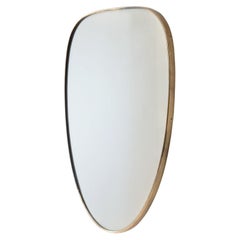 1950'S Heart-shaped brass mirror