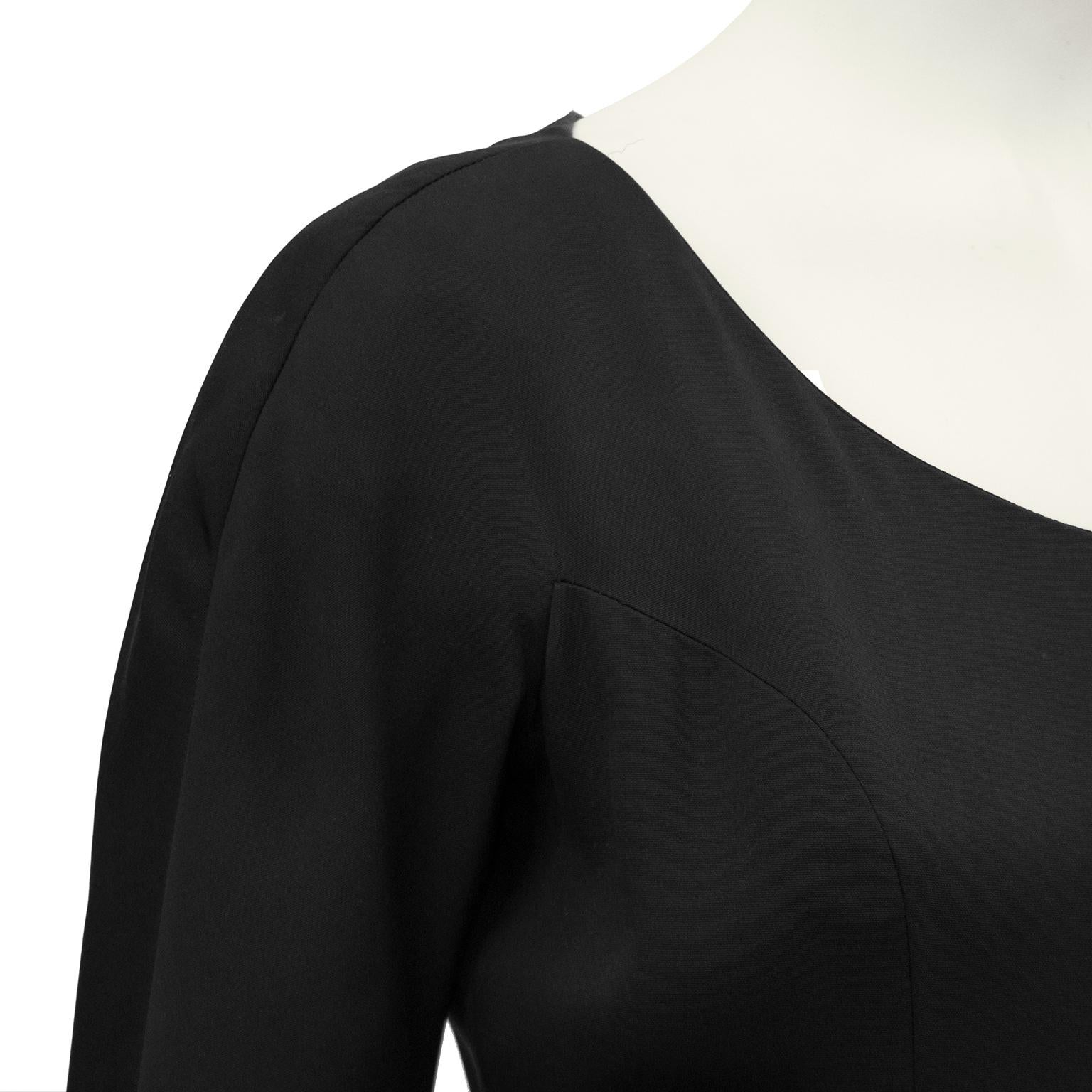 Women's 1950s Helen Rose Black Dress For Sale