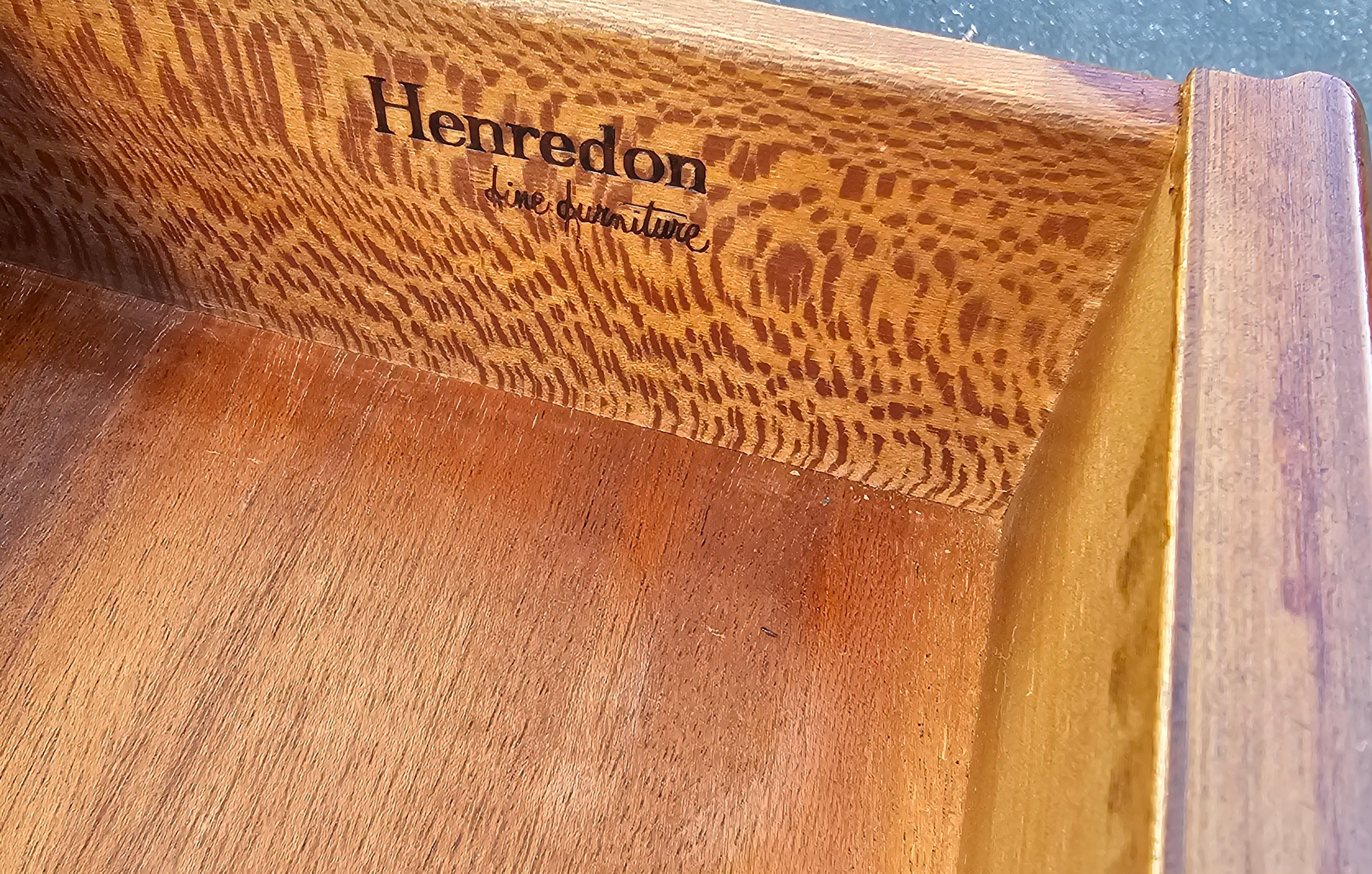 1950s Henrendon Furniture French Single Drawer Side Table For Sale 2