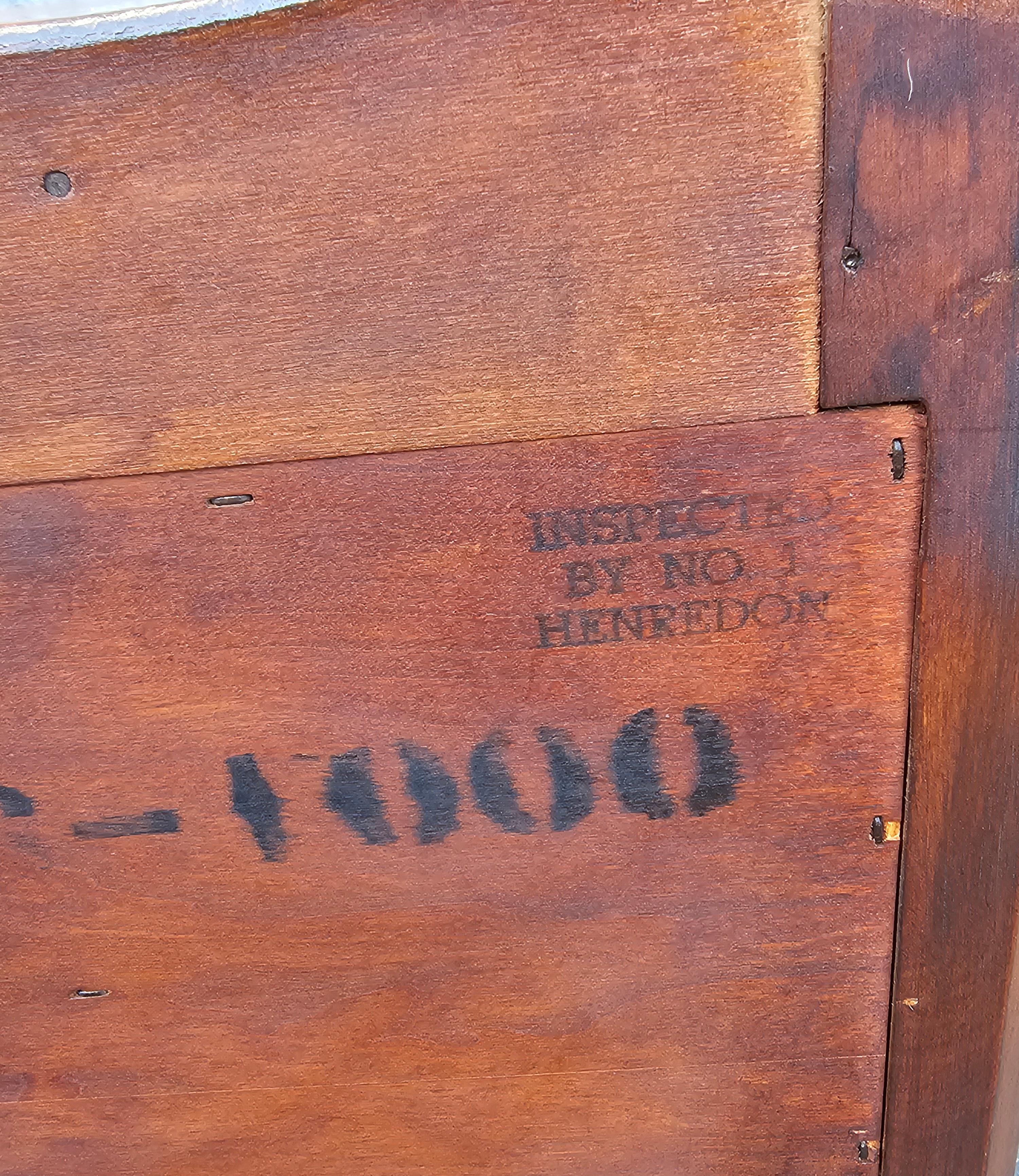 Table d'appoint à un tiroir des années 1950 Henrendon Furniture French en vente 3