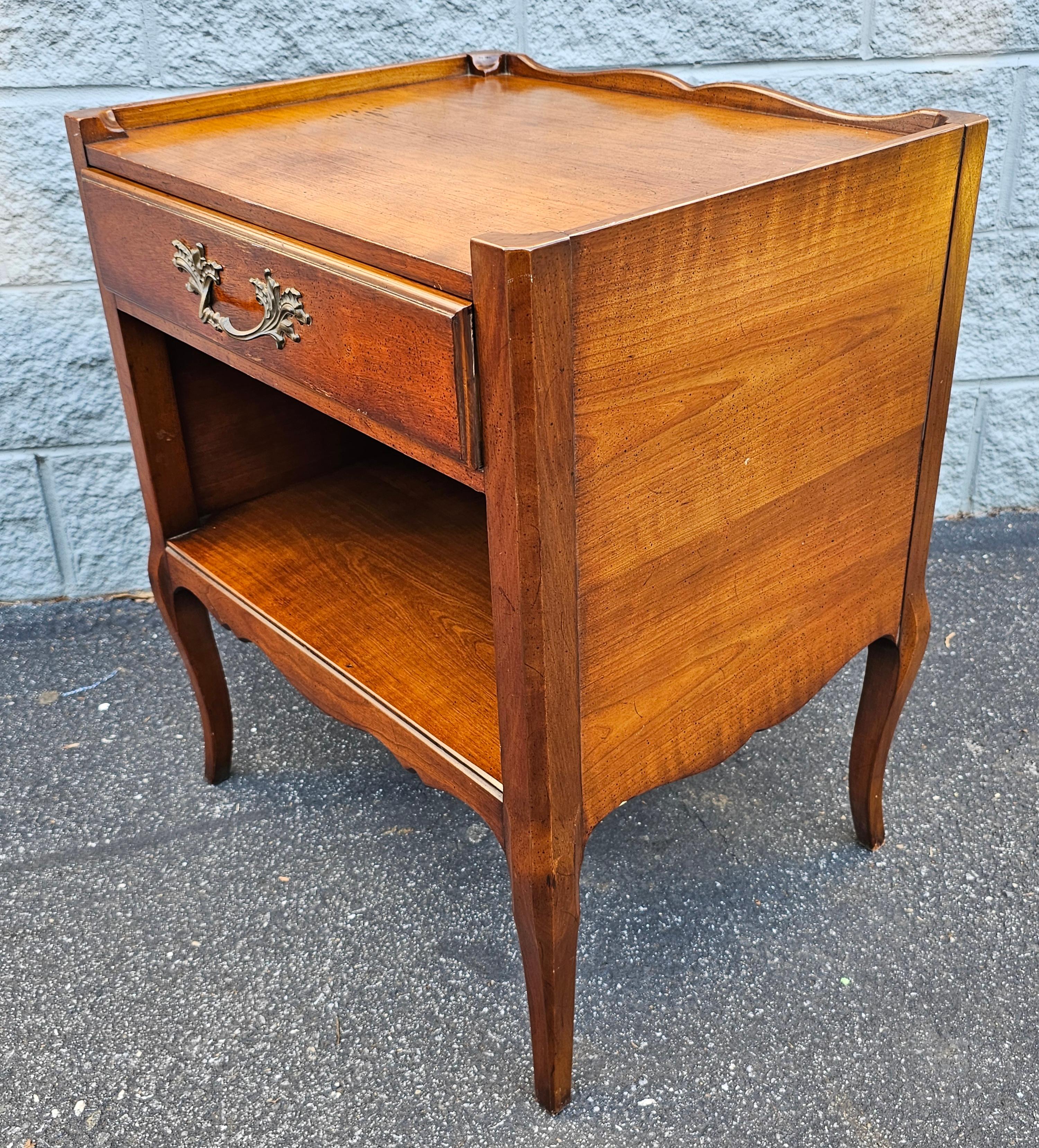 Other 1950s Henrendon Furniture French Single Drawer Side Table For Sale