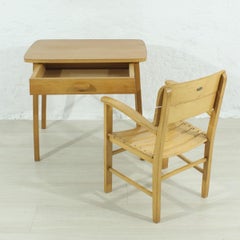 1950s Herlag Children's Table / Chair Set