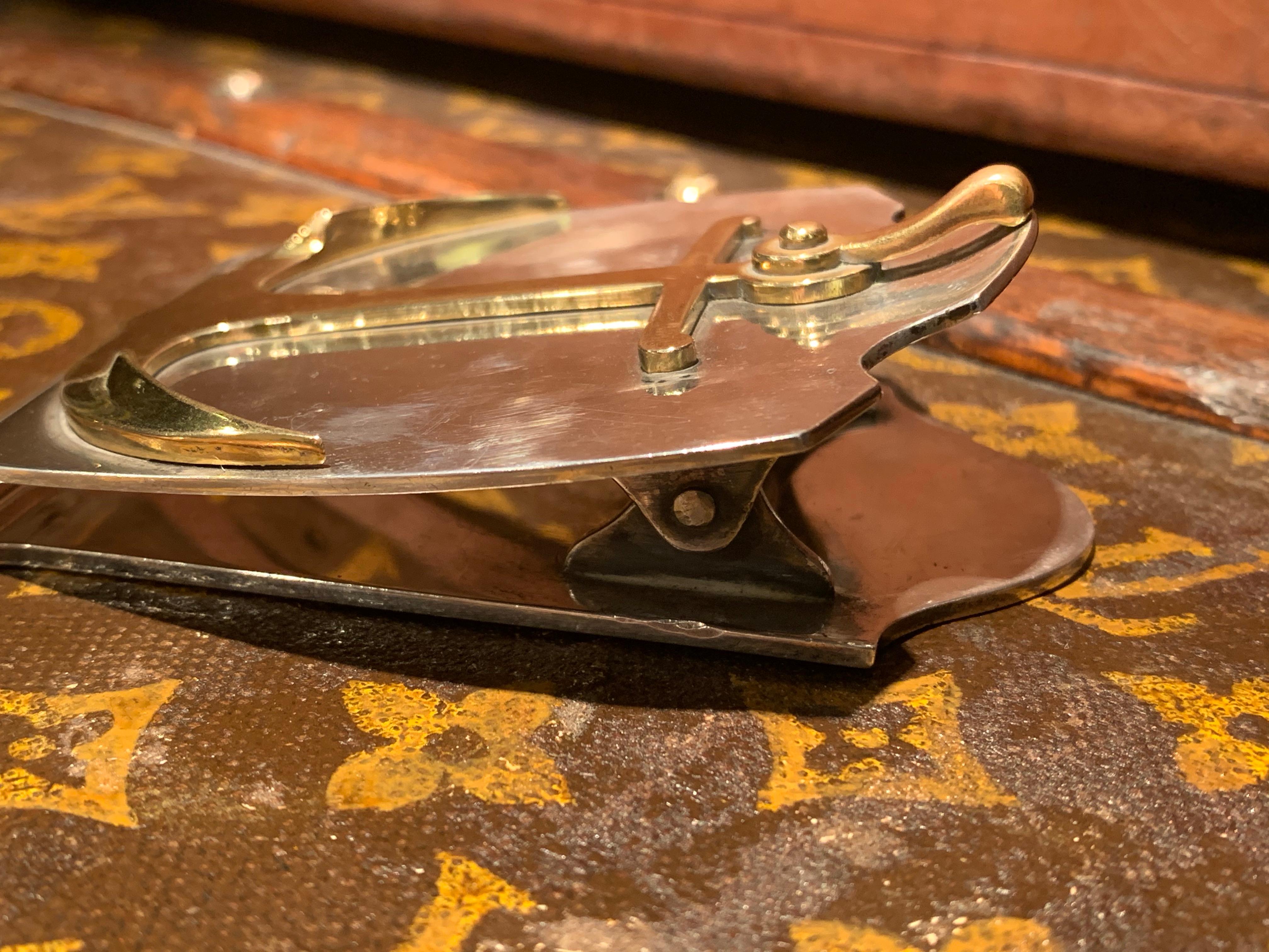 Brass 1950s Hermès Anchor Clip For Sale