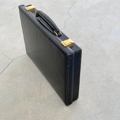 1950s Hermès Black Leather Toiletry Case