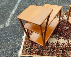 1950’s Heywood-Wakefield Bamboo Side Tables - a Pair