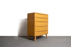 1950s Heywood Wakefield Encore 5 piece Queen Bedroom suite dressers nightstand