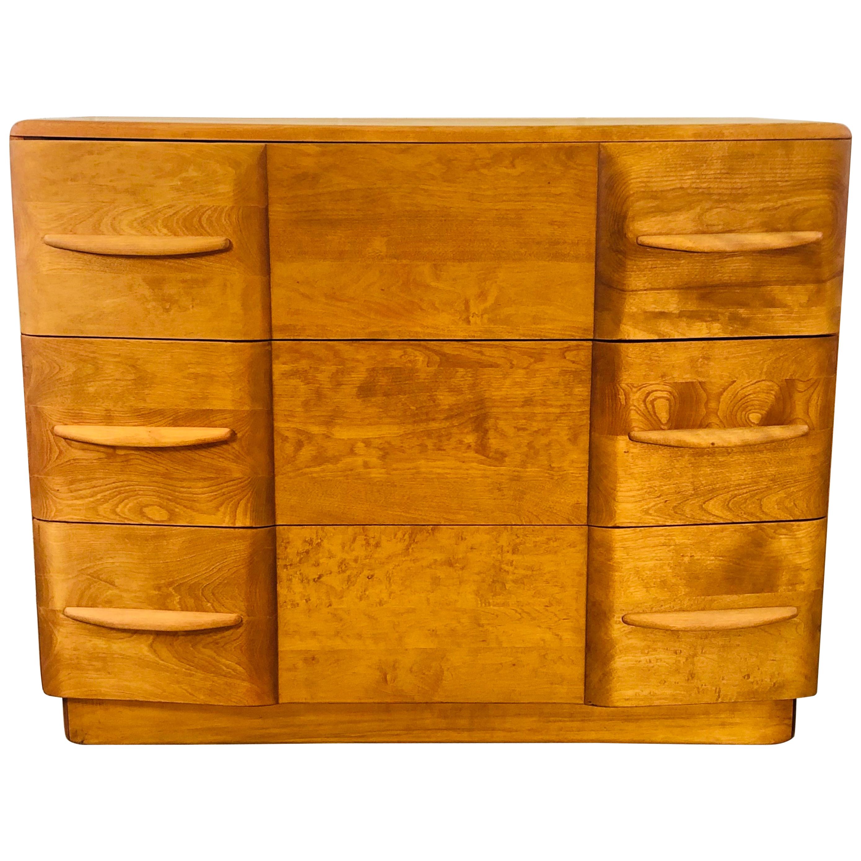 Heywood Wakefield Kohinoor Double Dresser with Mirror at 1stDibs