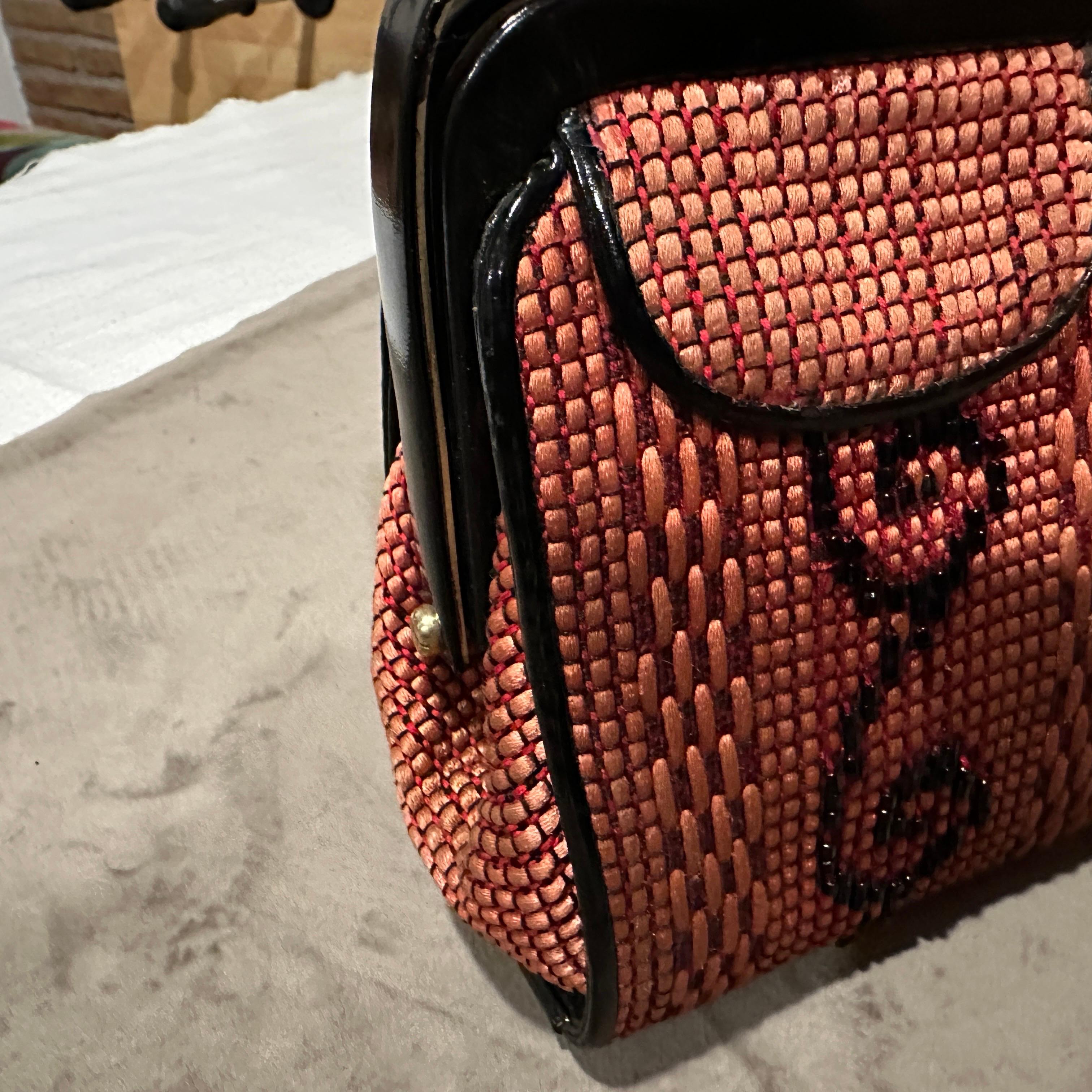 1950s High Quality Italian Top Handle Bag 5