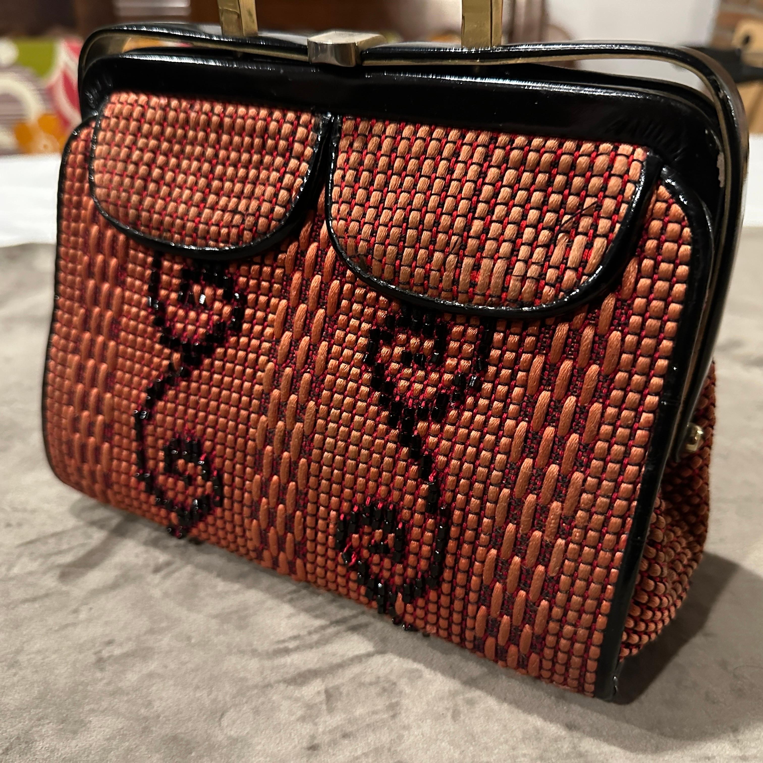 1950s High Quality Italian Top Handle Bag 6