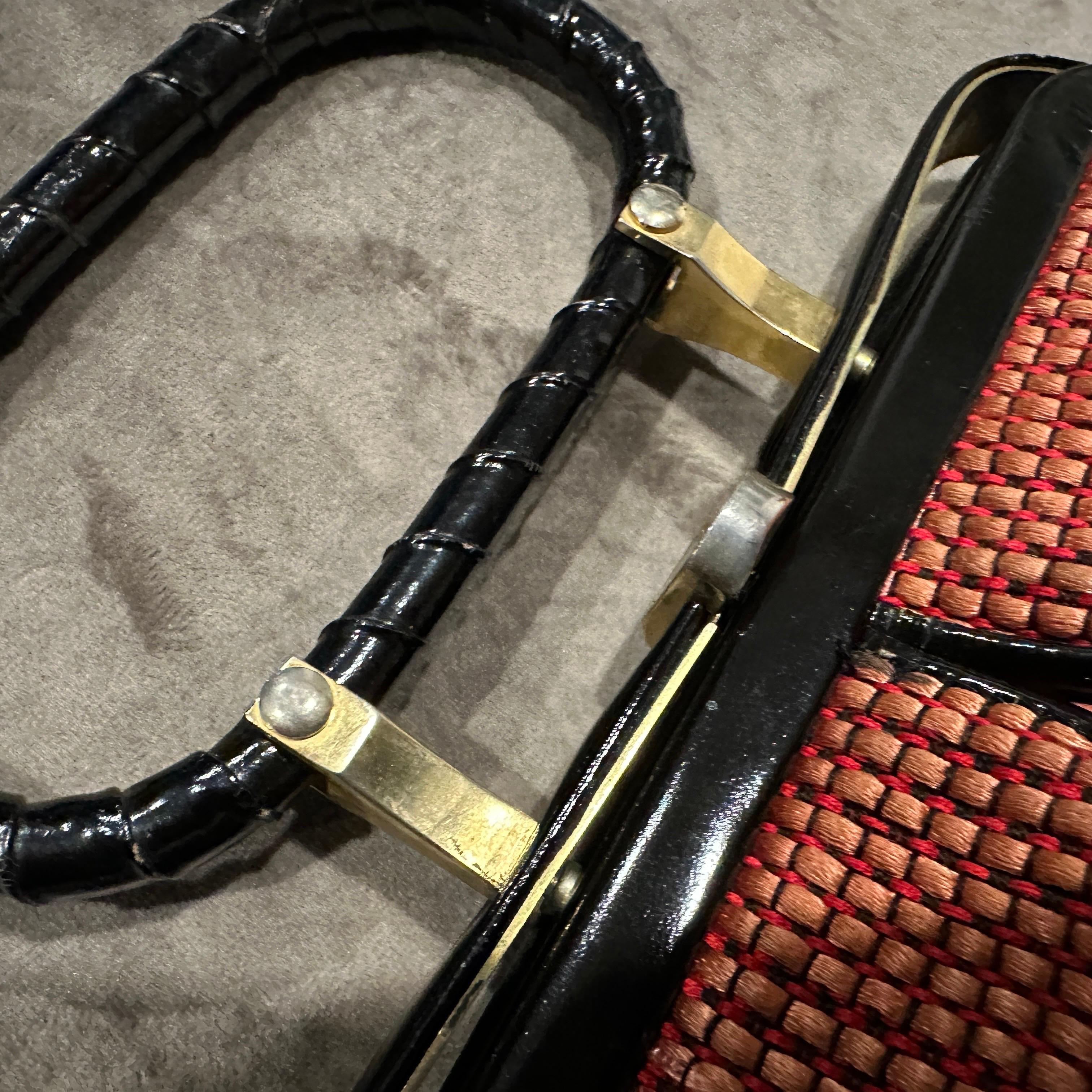 Women's 1950s High Quality Italian Top Handle Bag