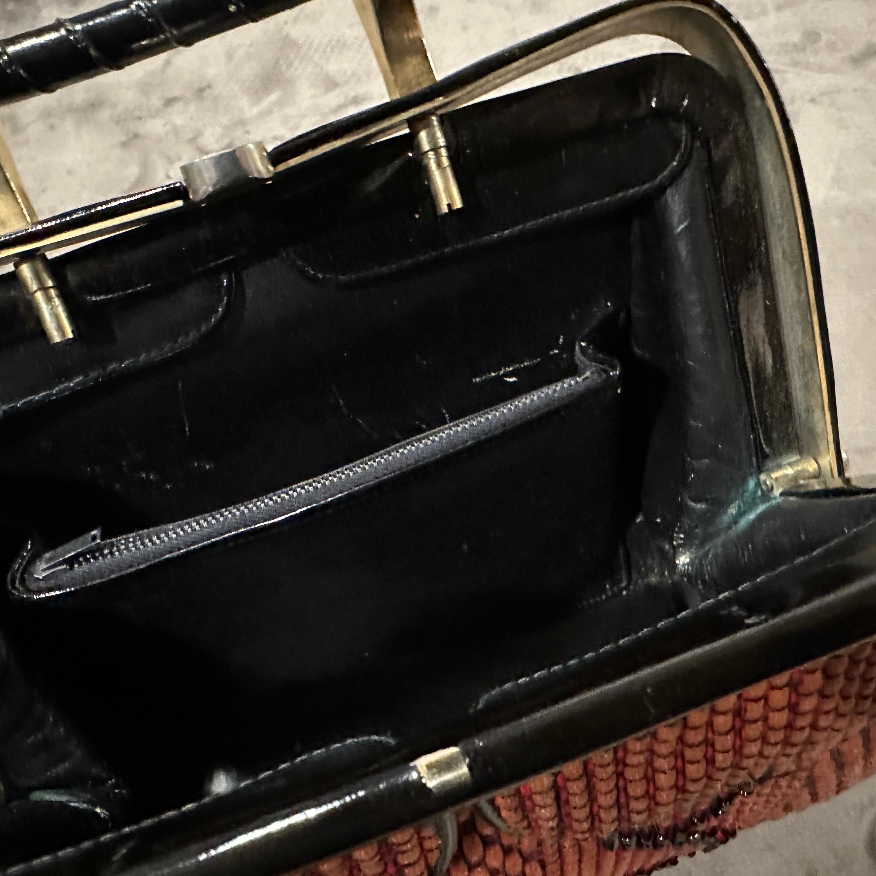 1950s High Quality Italian Top Handle Bag 3