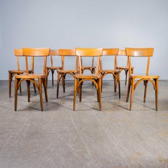 1950’s Honey Colour Baumann Bentwood Dining Chairs – Set Of Nine