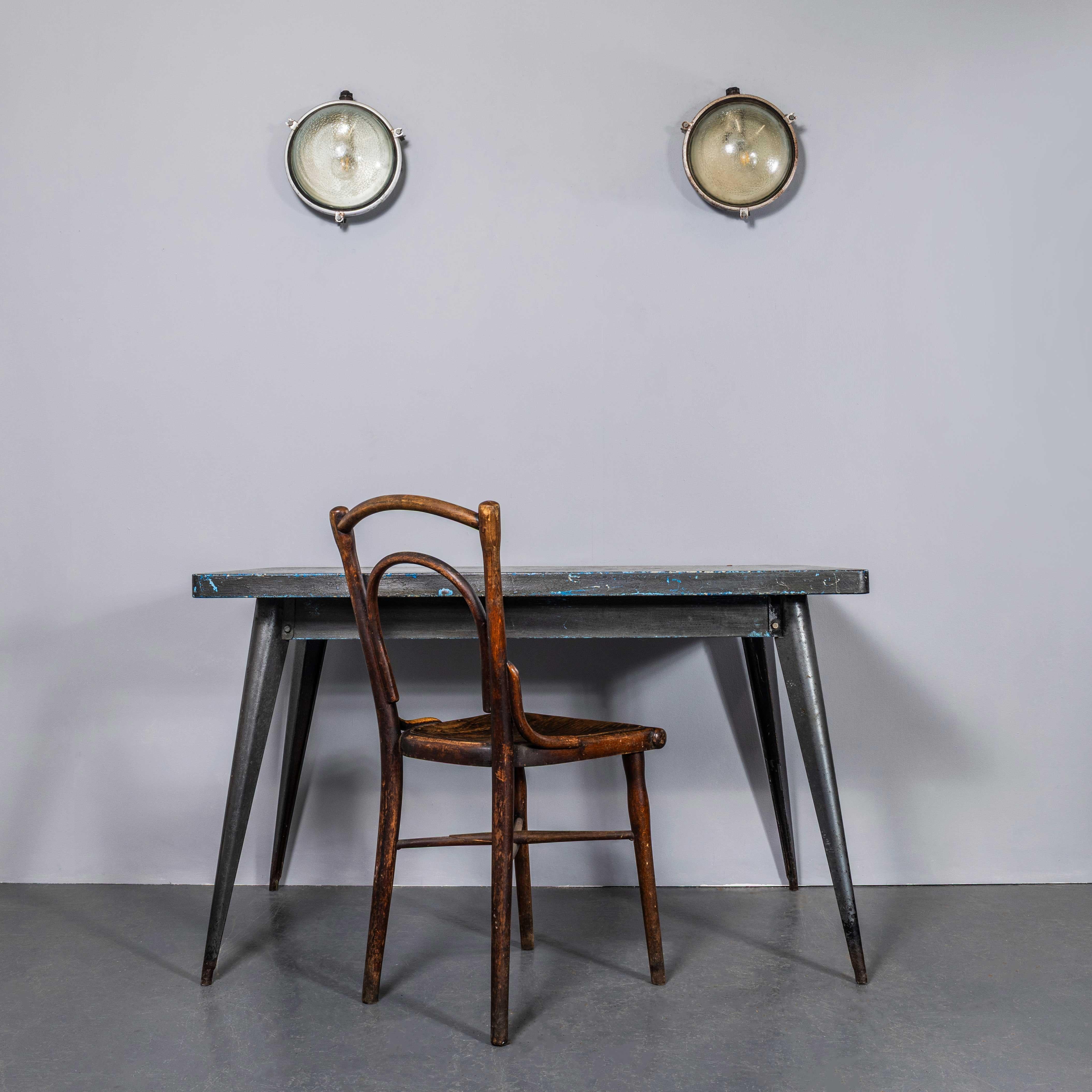 Mid-20th Century 1950's Honeycomb Patterned Bulk Head Ceiling Or Wall Lamps - Pair For Sale