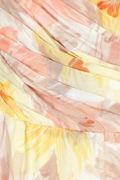 1950er Jahre Horrockses Pastellfarbenes Kleid mit Blumendruck