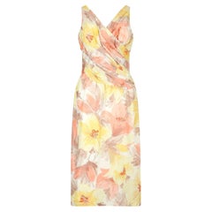 Vintage 1950s Horrockses Pastel Floral Print Dress