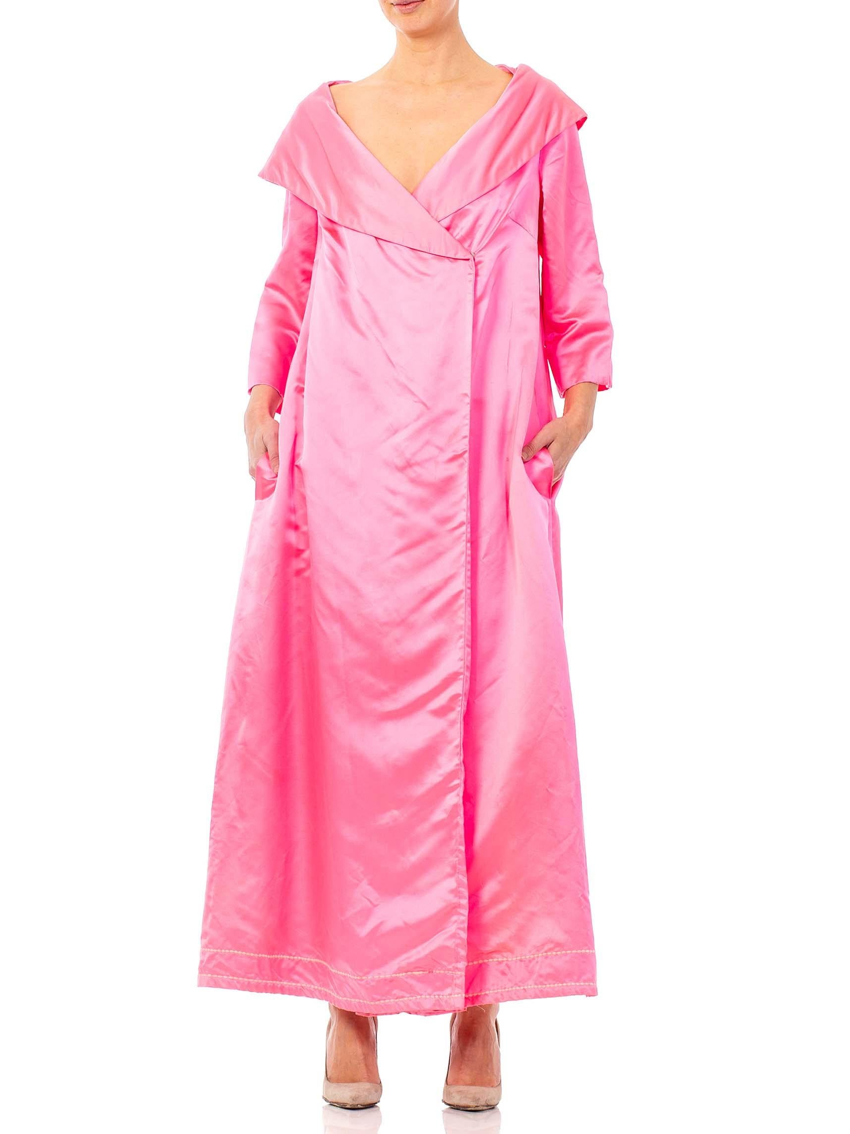 pink silk coat