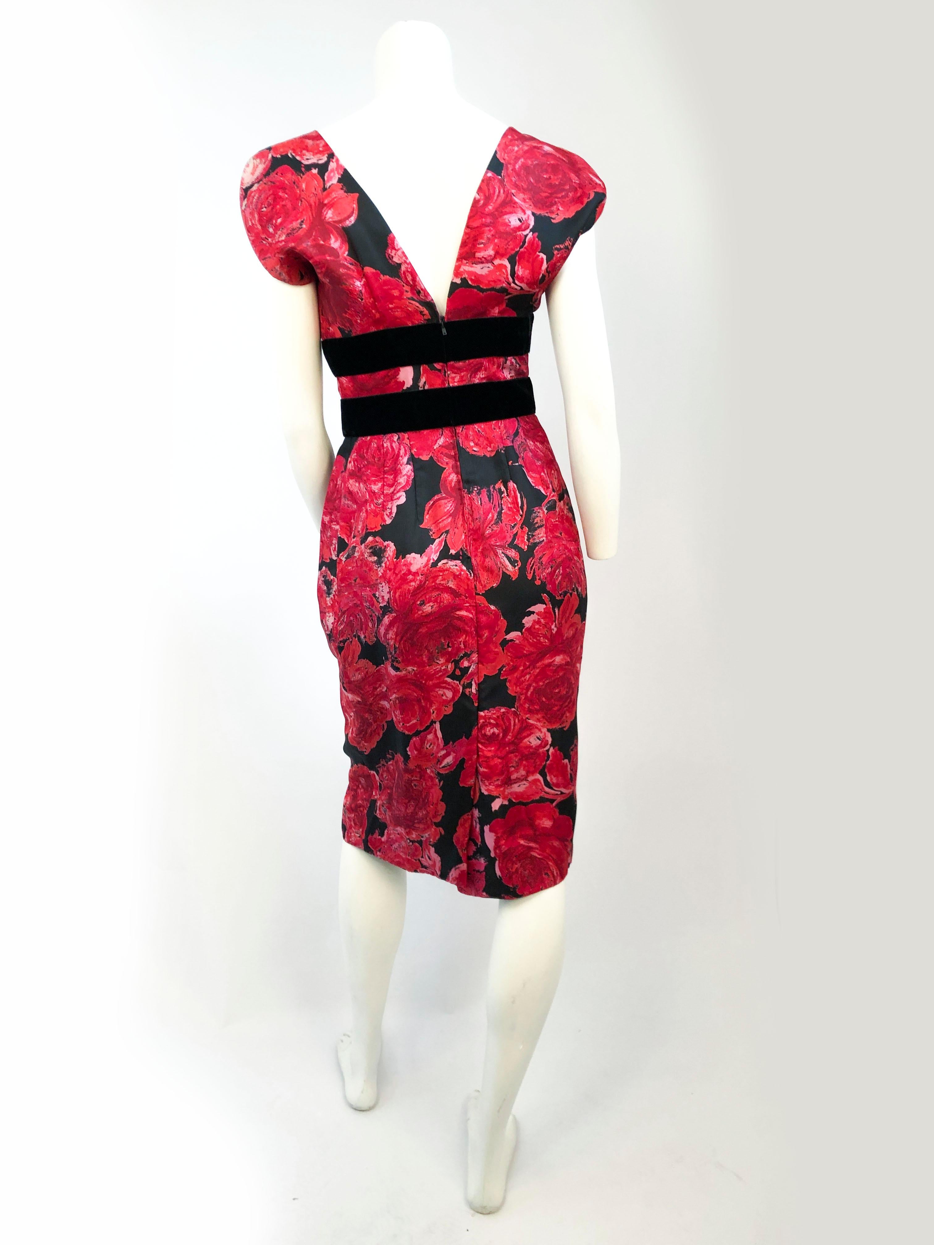 1950s Howard Greer and Bruce MacIntosh Silk Printed Dress For Sale at ...
