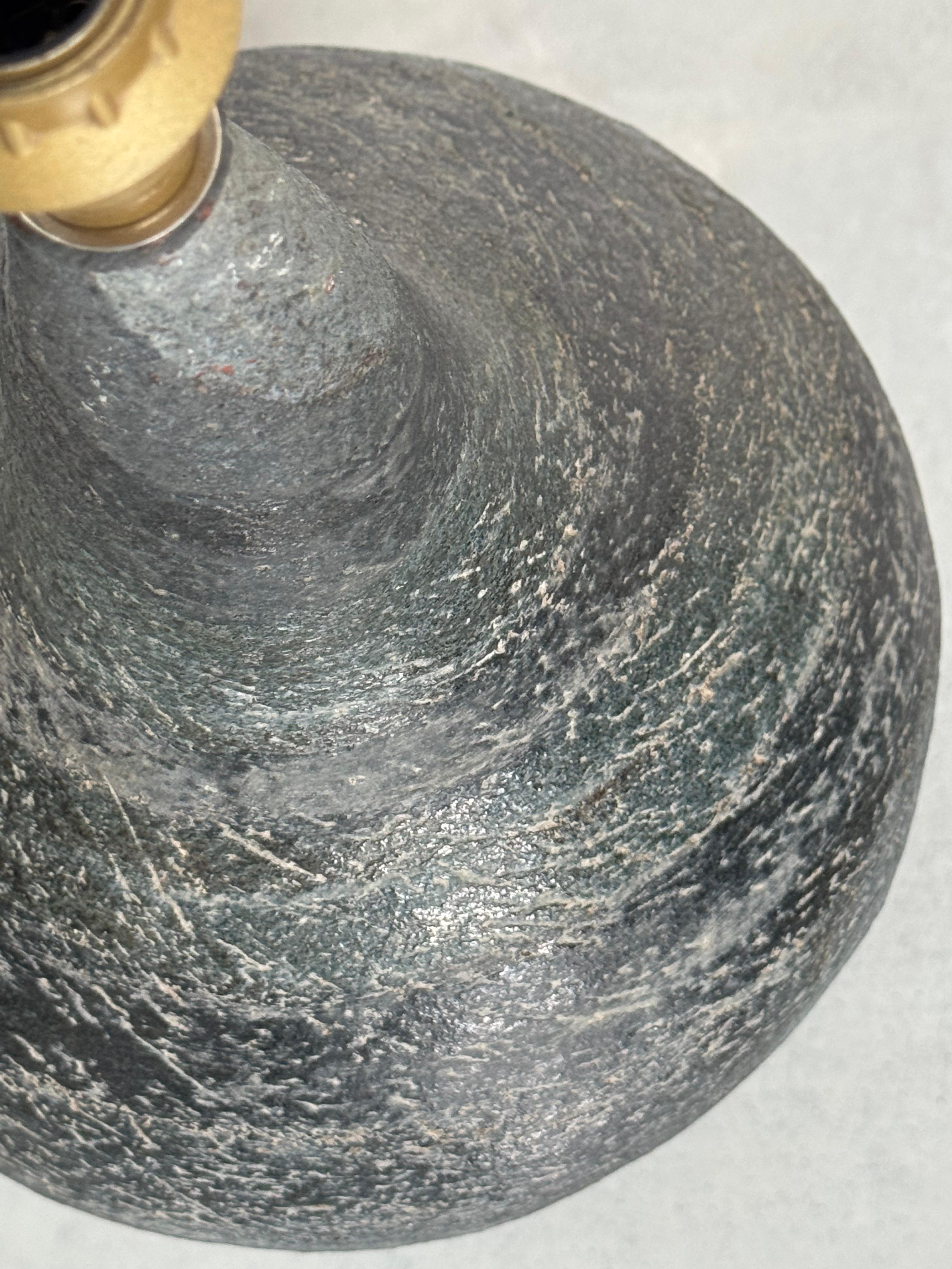 1960s Huge ceramic Lamp – Attributed to the French Ceramicists 