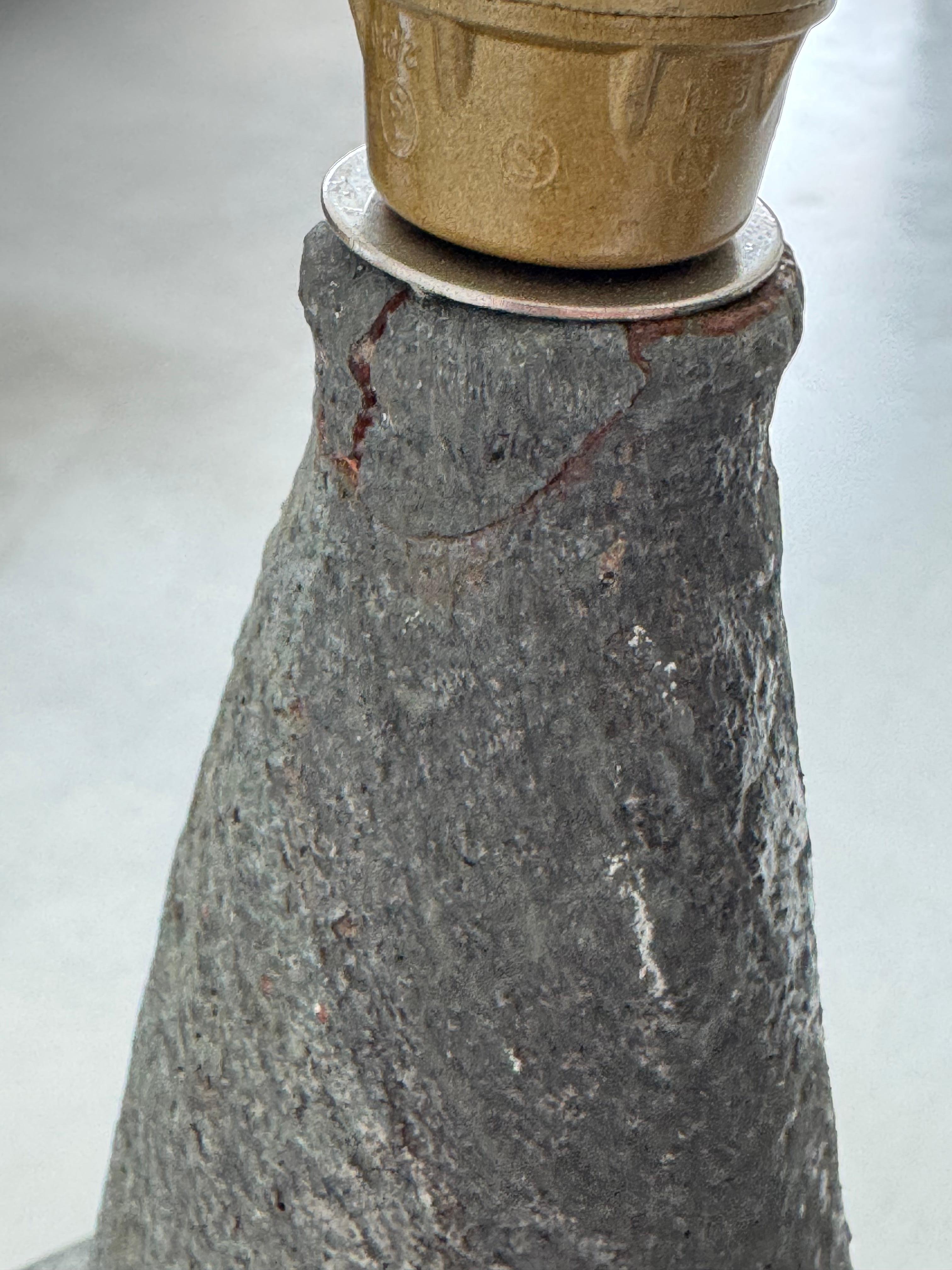 1960s Huge ceramic Lamp – Attributed to the French Ceramicists 