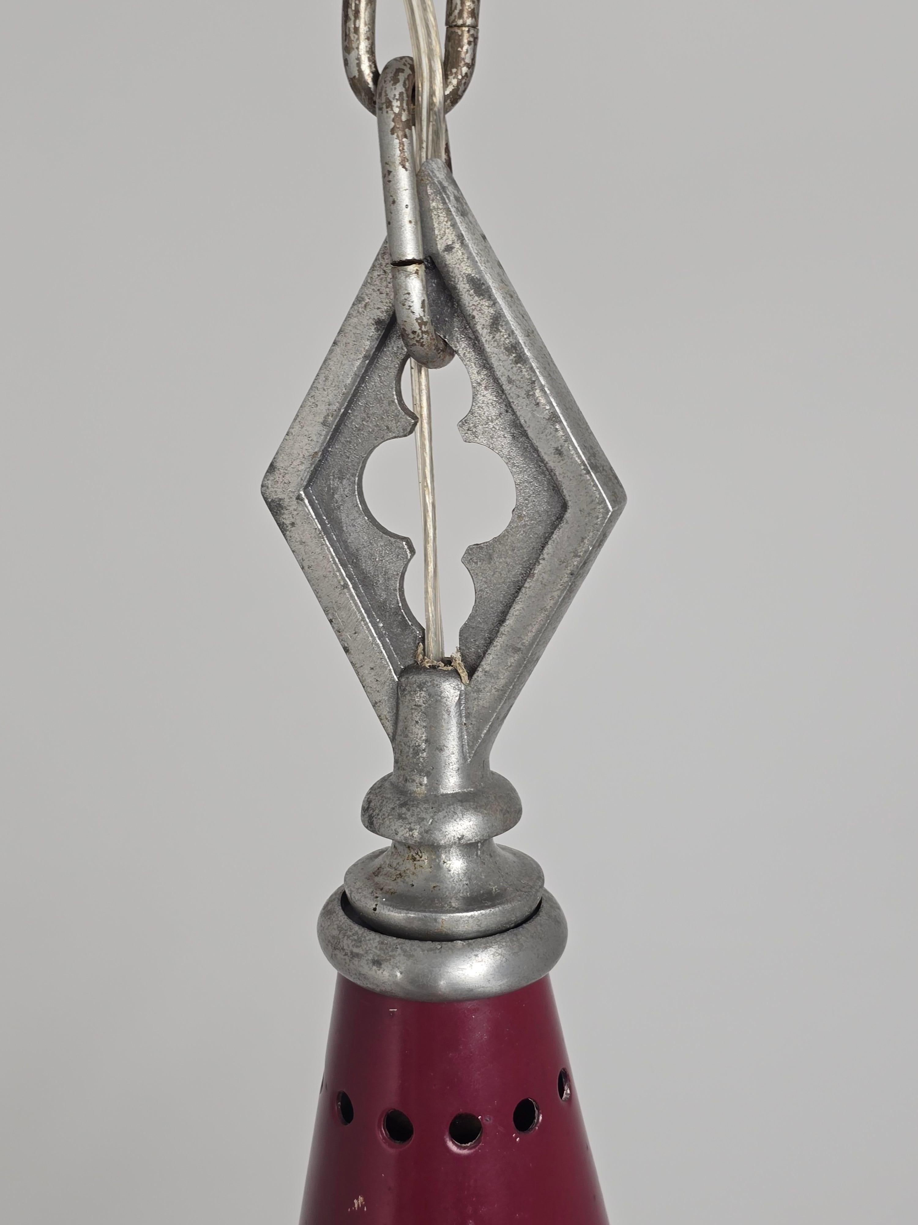 1950s  Huge Church Star Shaped Pendant  with 5 lights For Sale 10