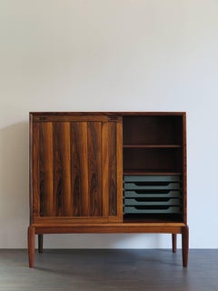 1950s H.W. Klein Scandinavian Midcentury Design Rosewood Cabinet
