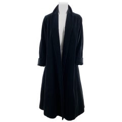 Vintage 1950s I. Magnin Black Velvet Evening Coat