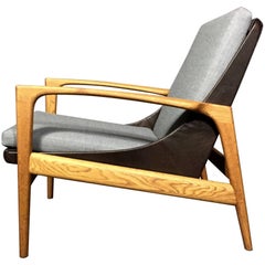 1950s Ib Kofod-Larsen Attributed Lounge Chair, AB Trensums, Sweden